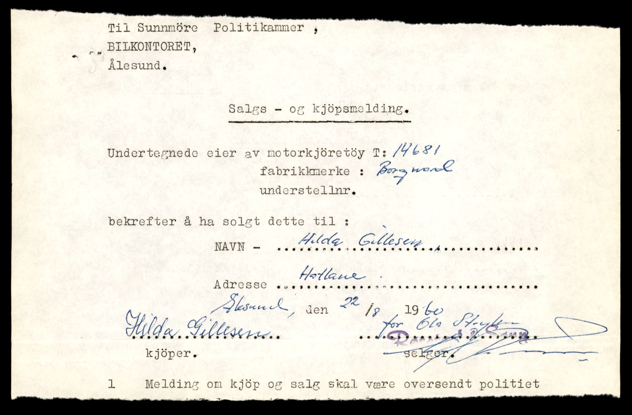 Møre og Romsdal vegkontor - Ålesund trafikkstasjon, AV/SAT-A-4099/F/Fe/L0047: Registreringskort for kjøretøy T 14580 - T 14720, 1927-1998, p. 2393