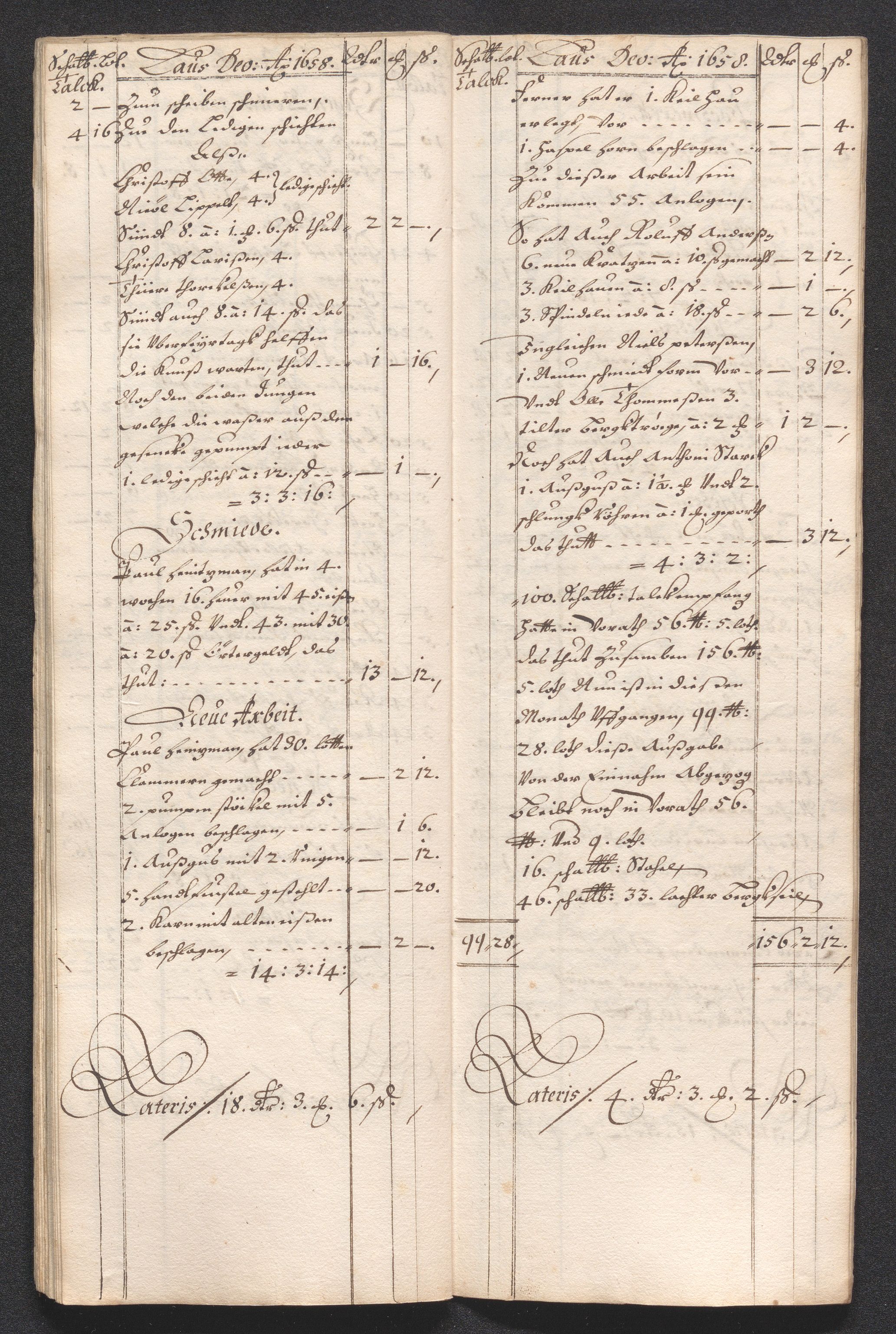 Kongsberg Sølvverk 1623-1816, AV/SAKO-EA-3135/001/D/Dc/Dcd/L0033: Utgiftsregnskap for gruver m.m. , 1658, p. 270