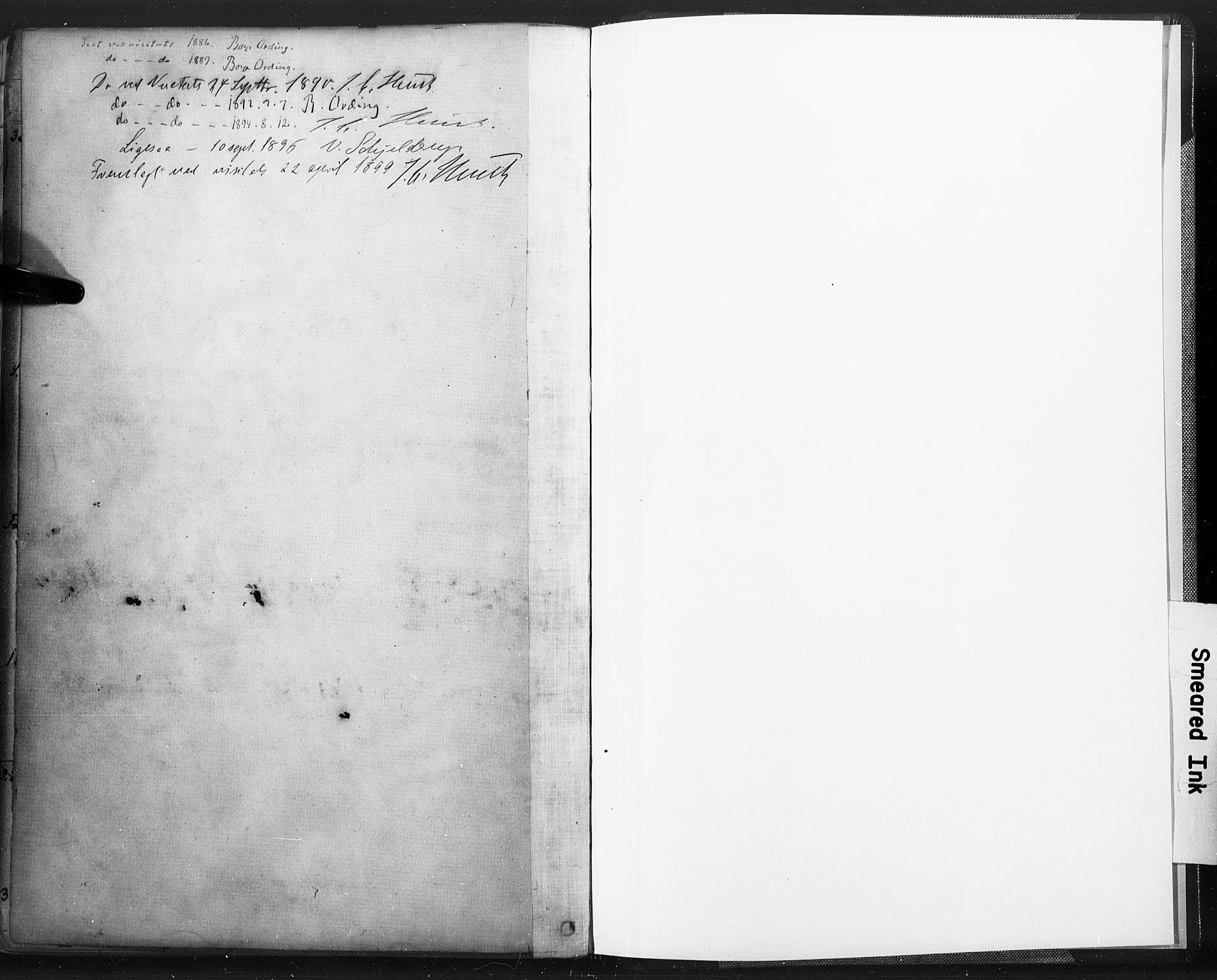 Åmli sokneprestkontor, AV/SAK-1111-0050/F/Fa/Fac/L0010: Parish register (official) no. A 10 /3, 1885-1899