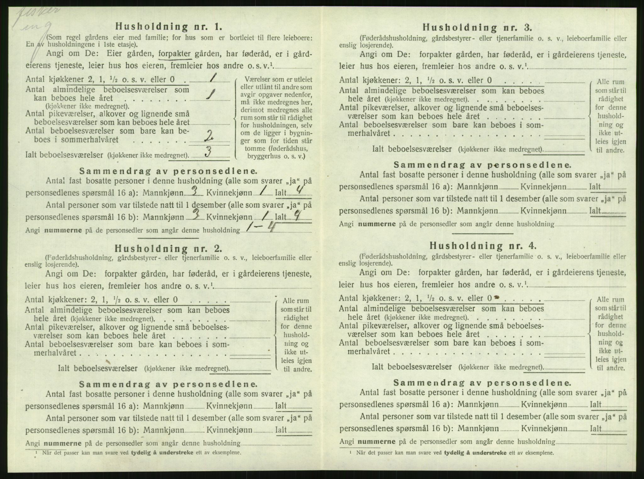 SAT, 1920 census for Brønnøy, 1920, p. 487