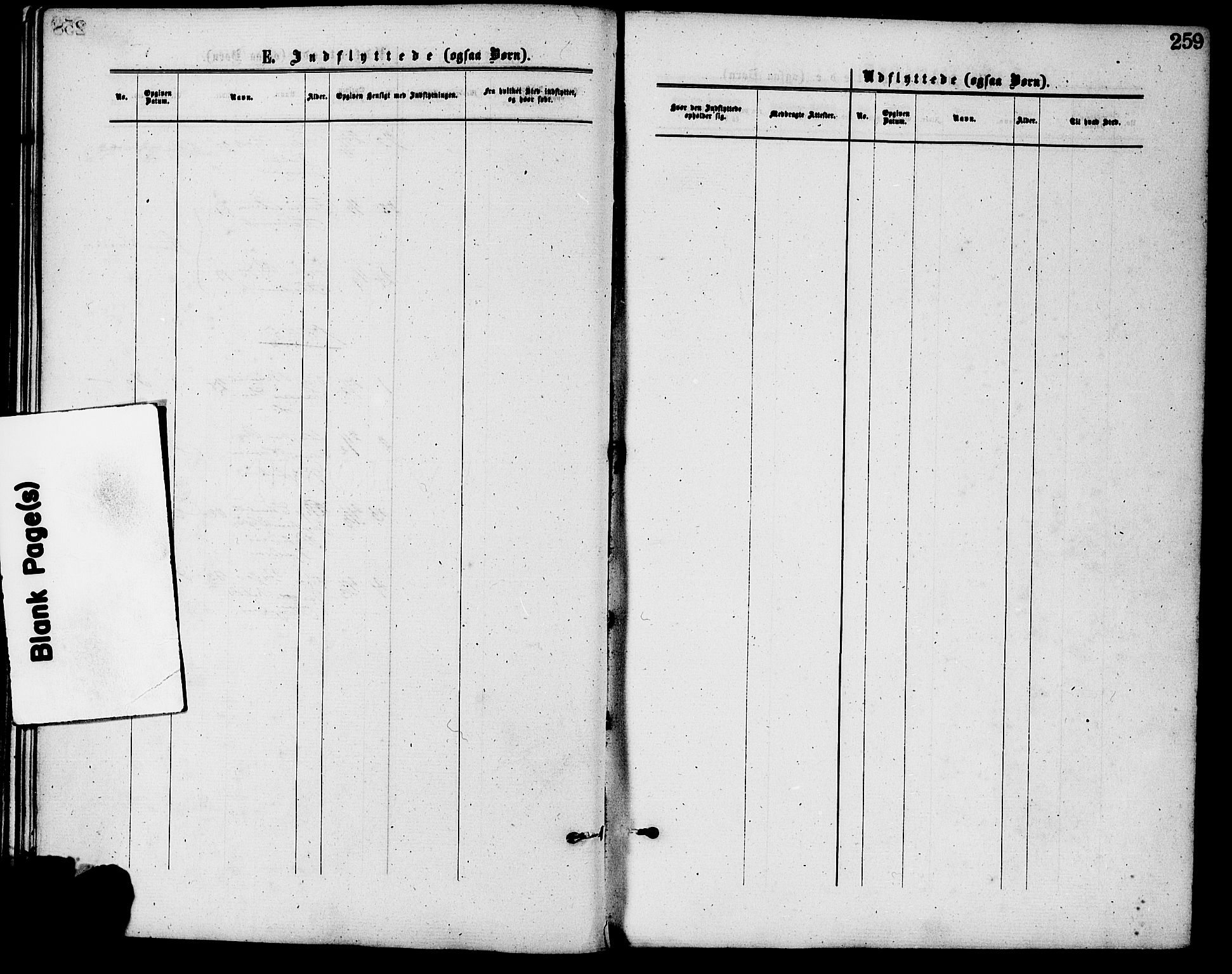 Flekkefjord sokneprestkontor, SAK/1111-0012/F/Fa/Fac/L0007: Parish register (official) no. A 7, 1875-1885, p. 259