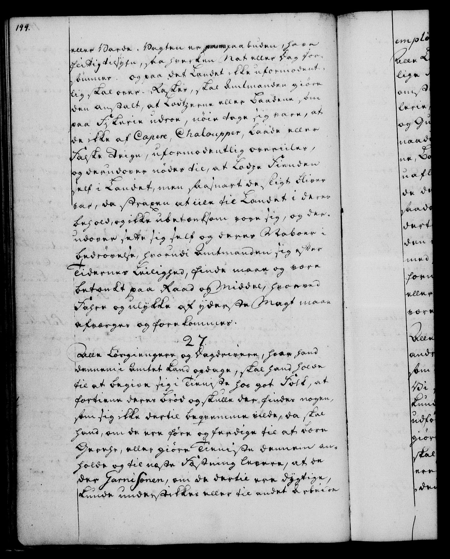 Rentekammeret, Kammerkanselliet, RA/EA-3111/G/Gg/Ggi/L0003: Norsk instruksjonsprotokoll med register (merket RK 53.36), 1751-1775, p. 144