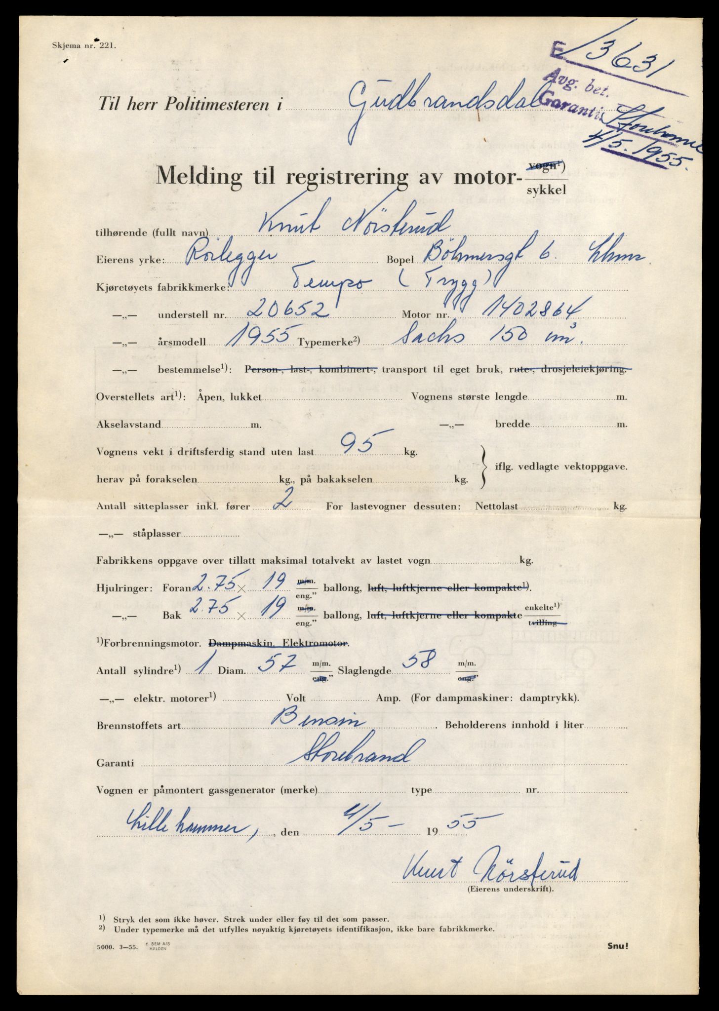 Møre og Romsdal vegkontor - Ålesund trafikkstasjon, AV/SAT-A-4099/F/Fe/L0040: Registreringskort for kjøretøy T 13531 - T 13709, 1927-1998, p. 2661