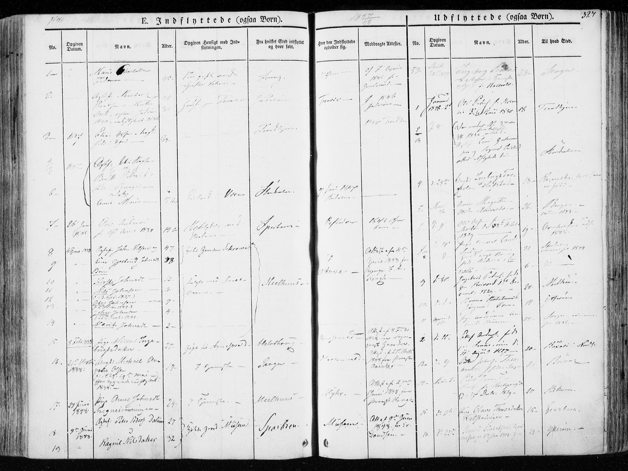 Ministerialprotokoller, klokkerbøker og fødselsregistre - Nord-Trøndelag, SAT/A-1458/723/L0239: Parish register (official) no. 723A08, 1841-1851, p. 327