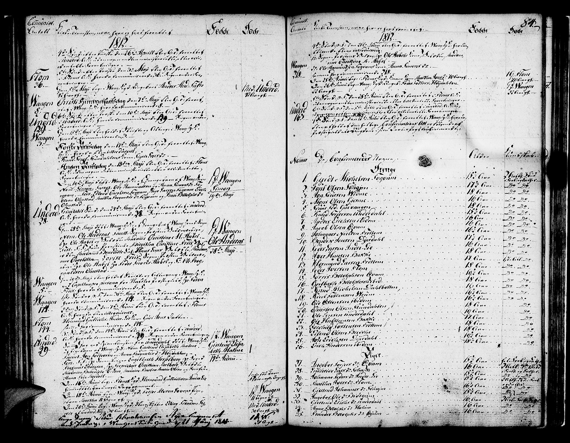 Aurland sokneprestembete, SAB/A-99937/H/Ha/Haa/L0005: Parish register (official) no. A 5, 1801-1821, p. 84