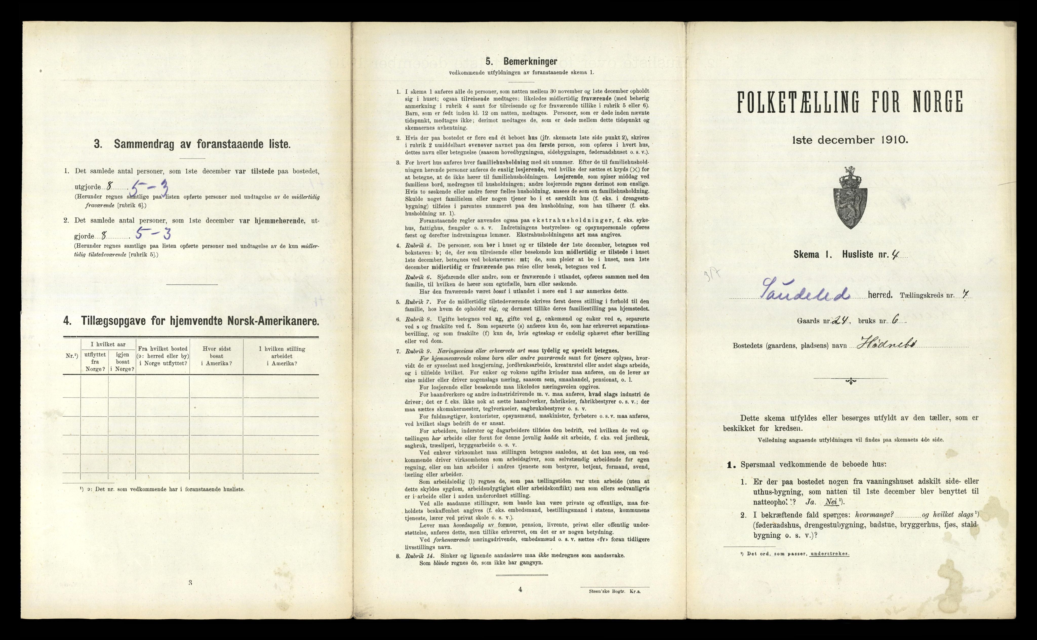 RA, 1910 census for Søndeled, 1910, p. 676