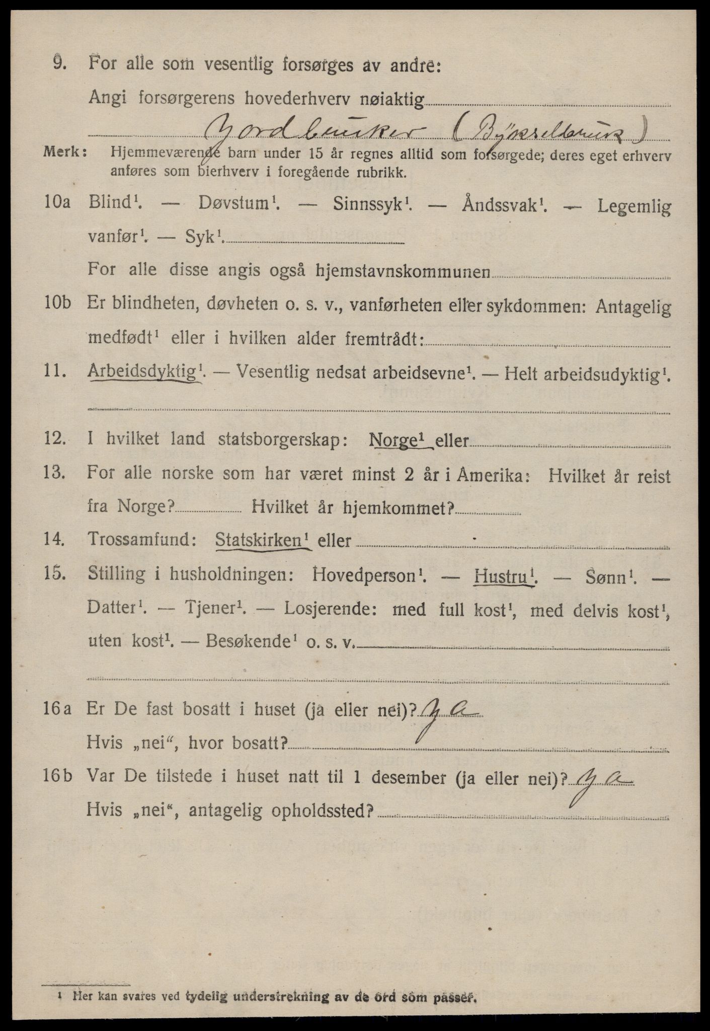 SAT, 1920 census for Aukra, 1920, p. 5406