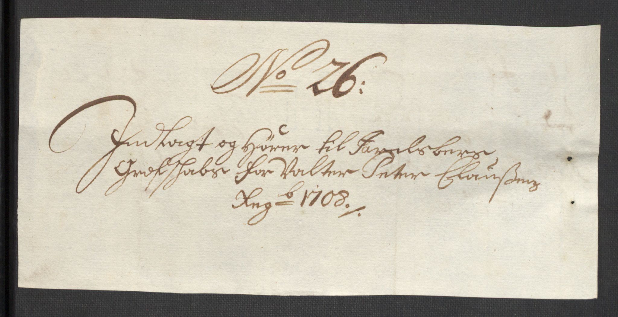 Rentekammeret inntil 1814, Reviderte regnskaper, Fogderegnskap, RA/EA-4092/R32/L1873: Fogderegnskap Jarlsberg grevskap, 1708, p. 182
