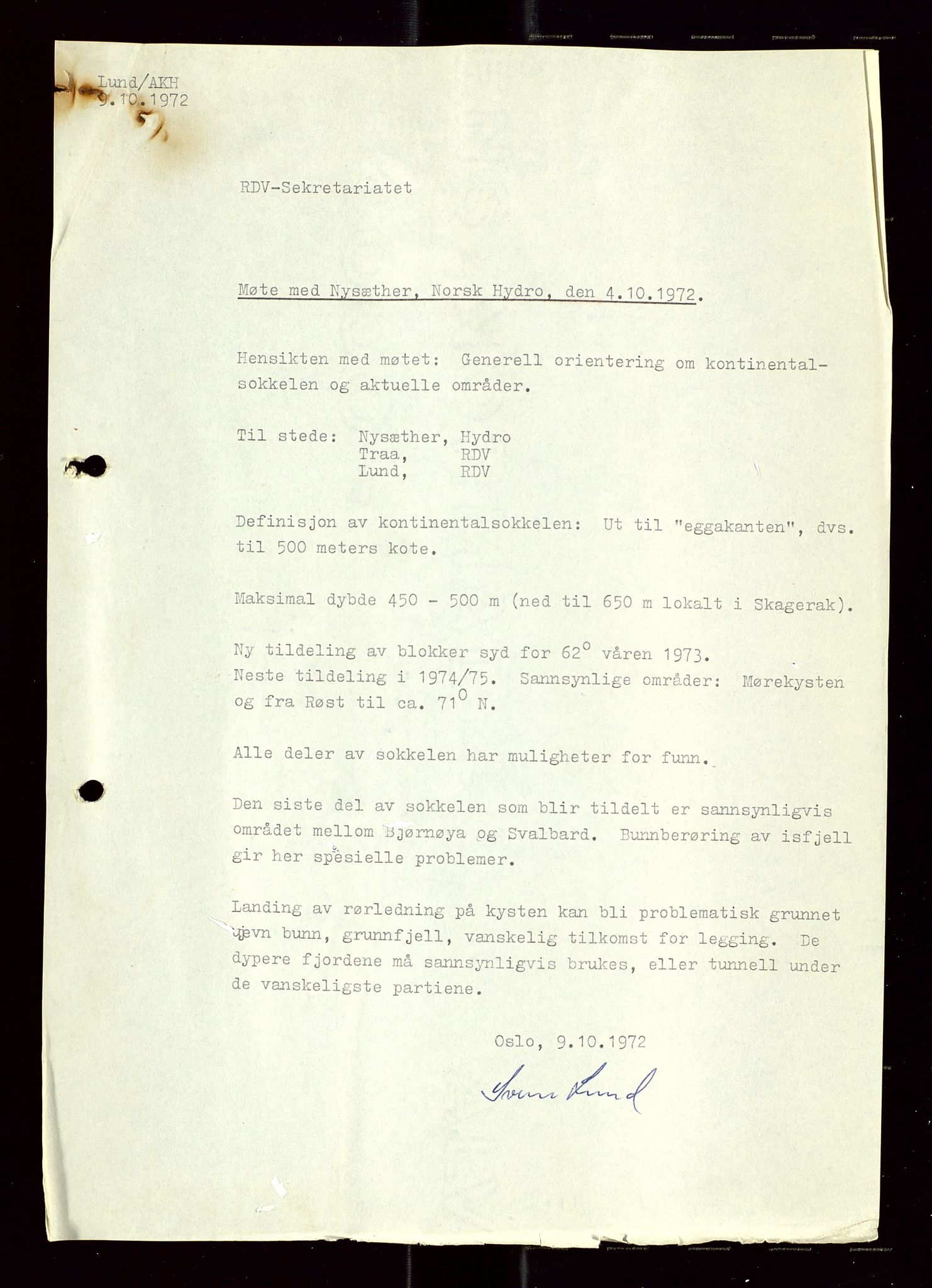 Industridepartementet, Oljekontoret, AV/SAST-A-101348/Di/L0003: DWP, møtereferater, 1972-1974, p. 144