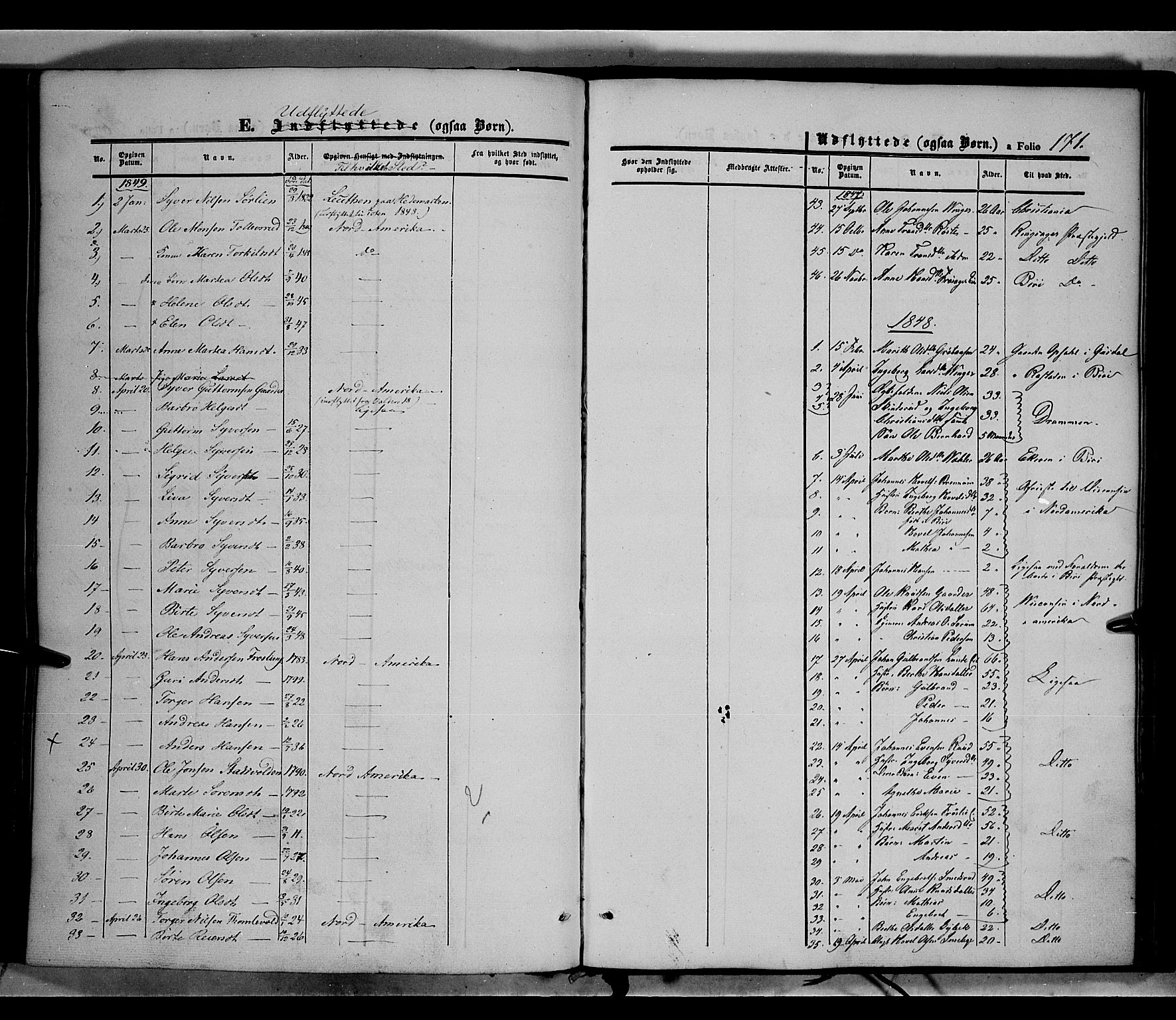Land prestekontor, SAH/PREST-120/H/Ha/Haa/L0010: Parish register (official) no. 10, 1847-1859, p. 171