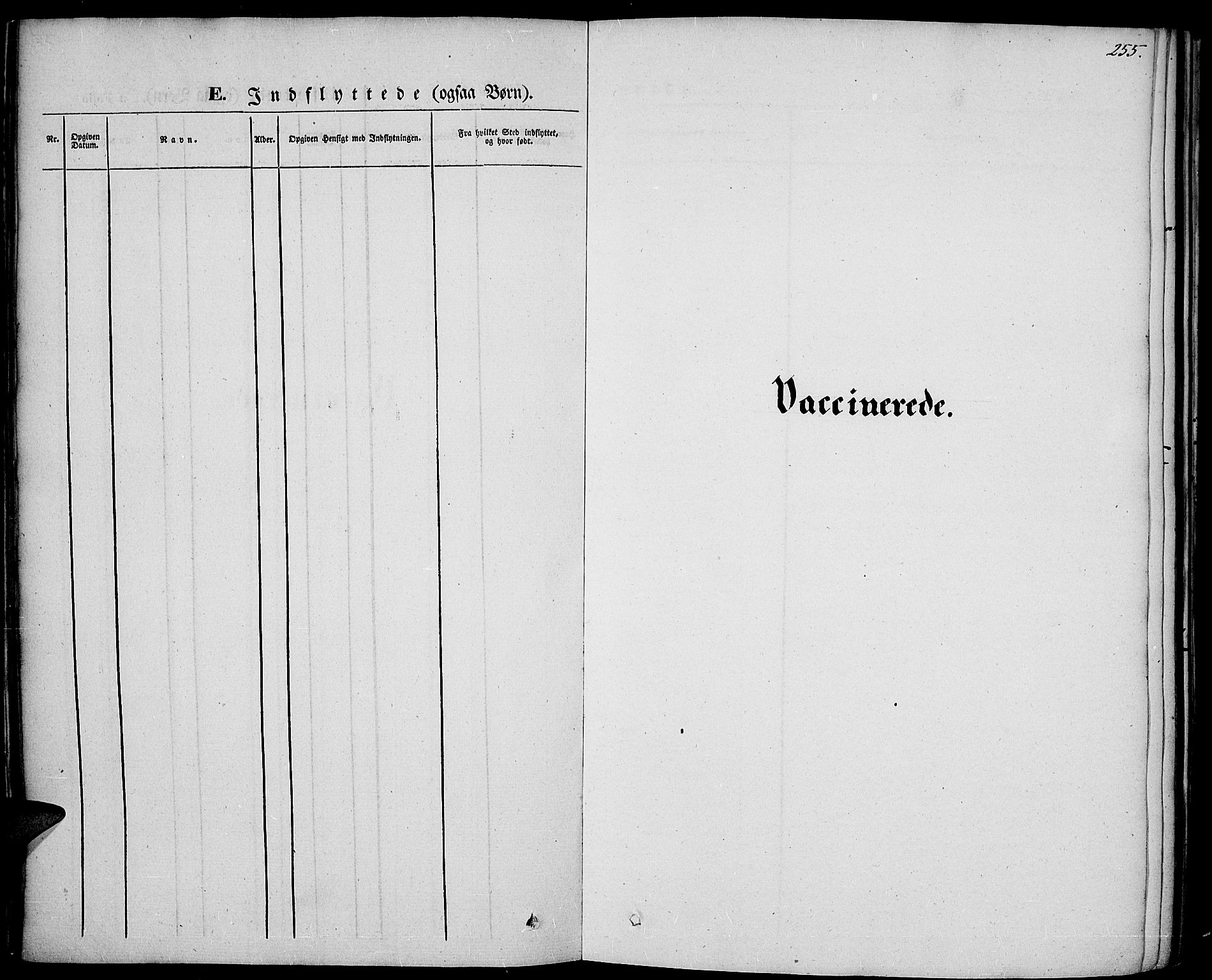 Vestre Toten prestekontor, SAH/PREST-108/H/Ha/Haa/L0004: Parish register (official) no. 4, 1844-1849, p. 255