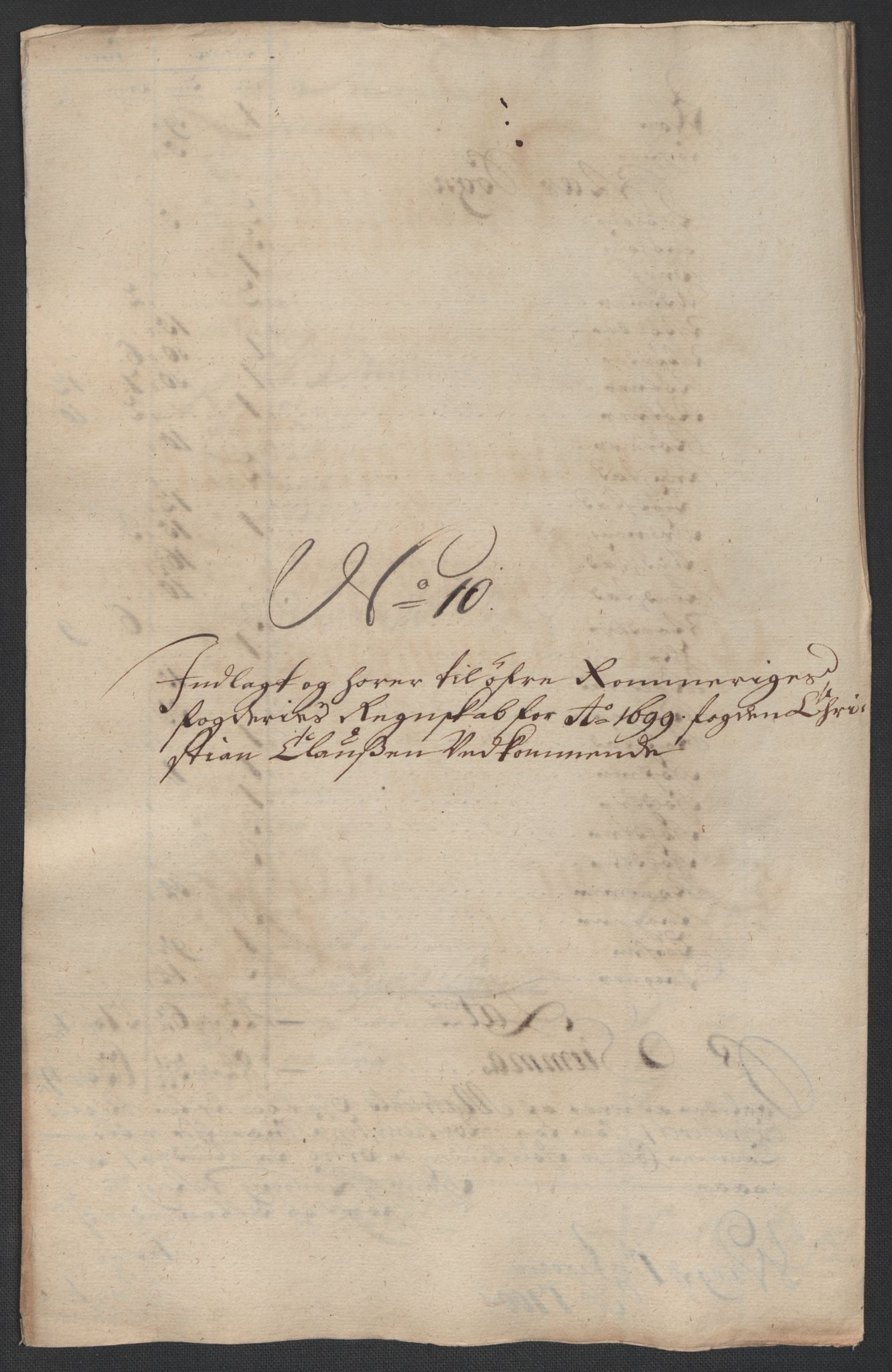 Rentekammeret inntil 1814, Reviderte regnskaper, Fogderegnskap, RA/EA-4092/R12/L0711: Fogderegnskap Øvre Romerike, 1699, p. 245