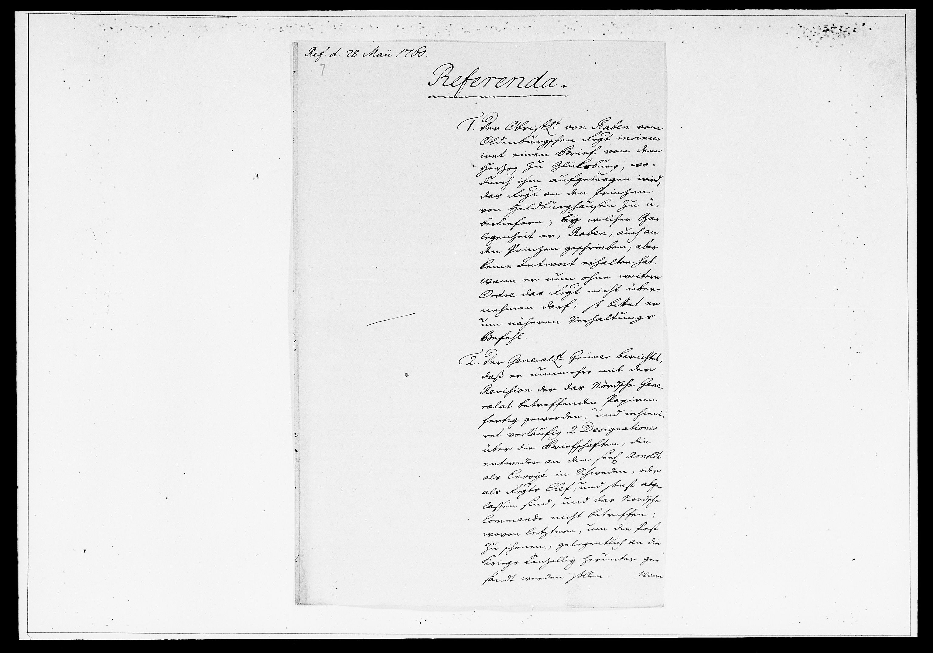 Krigskollegiet, Krigskancelliet, DRA/A-0006/-/1334-1359: Refererede sager, 1760, p. 550