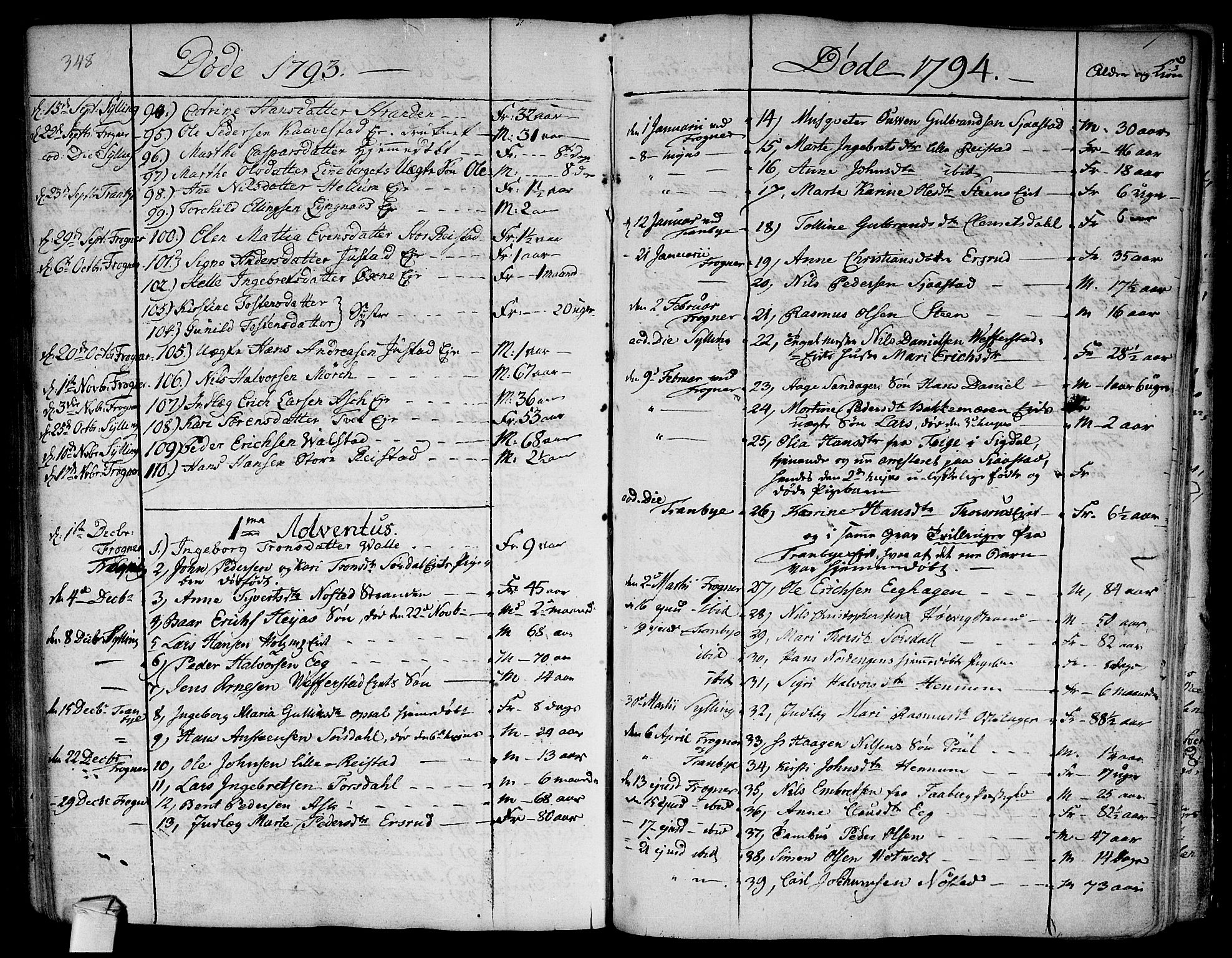 Lier kirkebøker, SAKO/A-230/F/Fa/L0006: Parish register (official) no. I 6, 1777-1794, p. 348