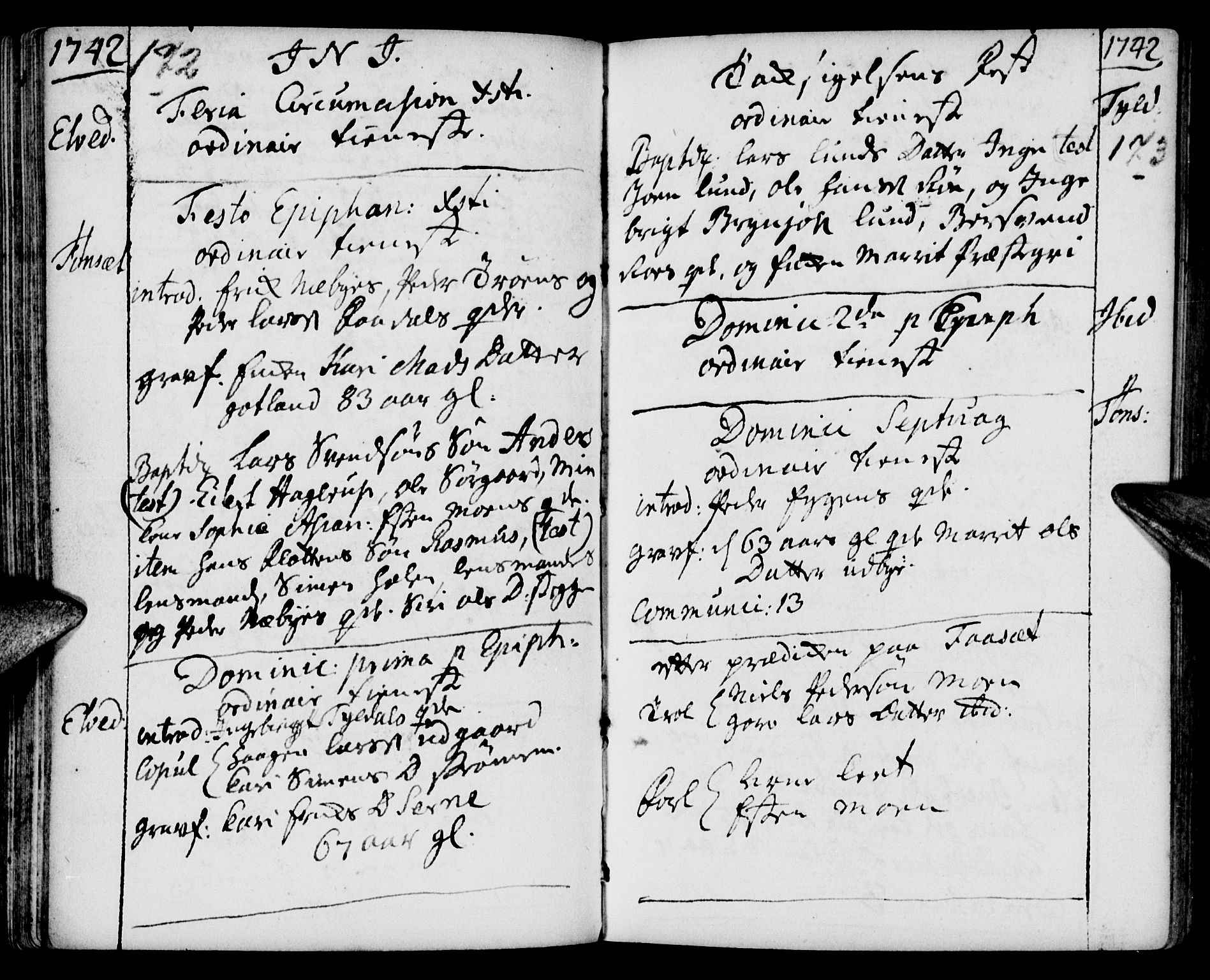 Tynset prestekontor, SAH/PREST-058/H/Ha/Haa/L0002: Parish register (official) no. 2, 1737-1767, p. 172-173