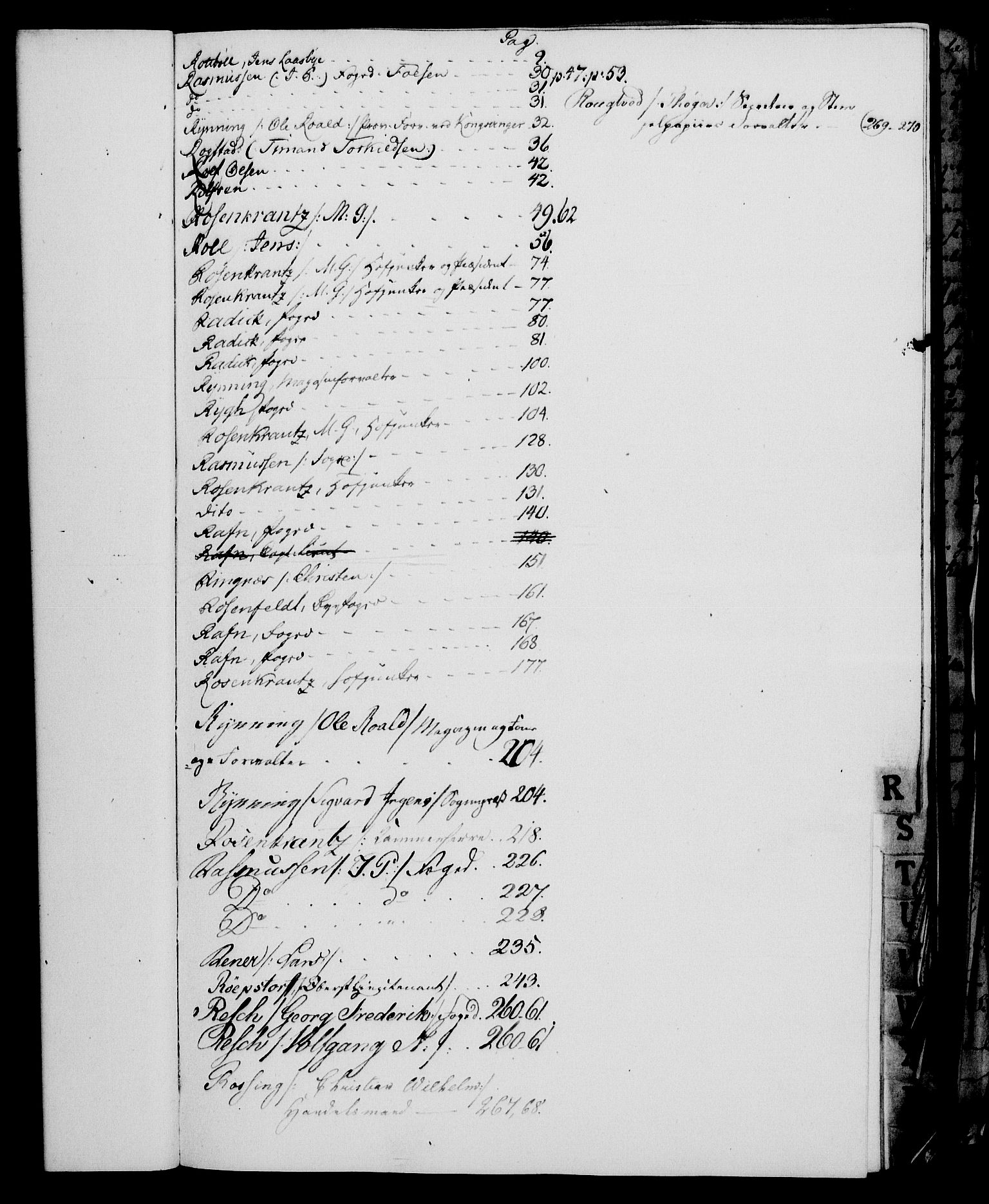 Rentekammeret, Kammerkanselliet, AV/RA-EA-3111/G/Gh/Ghd/L0006: Kausjonsprotokoll med register (merket RK 53.44), 1793-1813