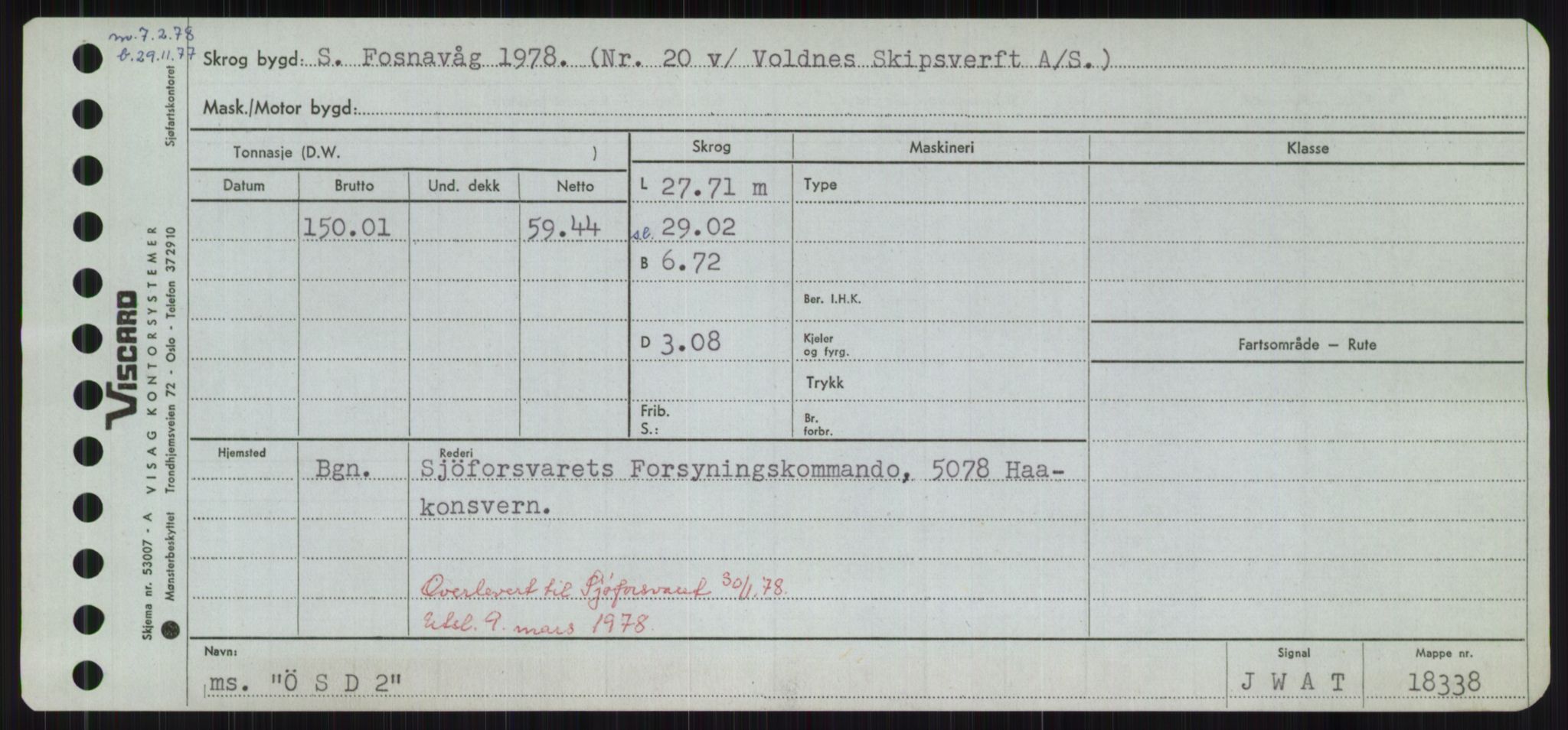 Sjøfartsdirektoratet med forløpere, Skipsmålingen, RA/S-1627/H/Ha/L0006/0002: Fartøy, Sver-Å / Fartøy, U-Å, p. 715