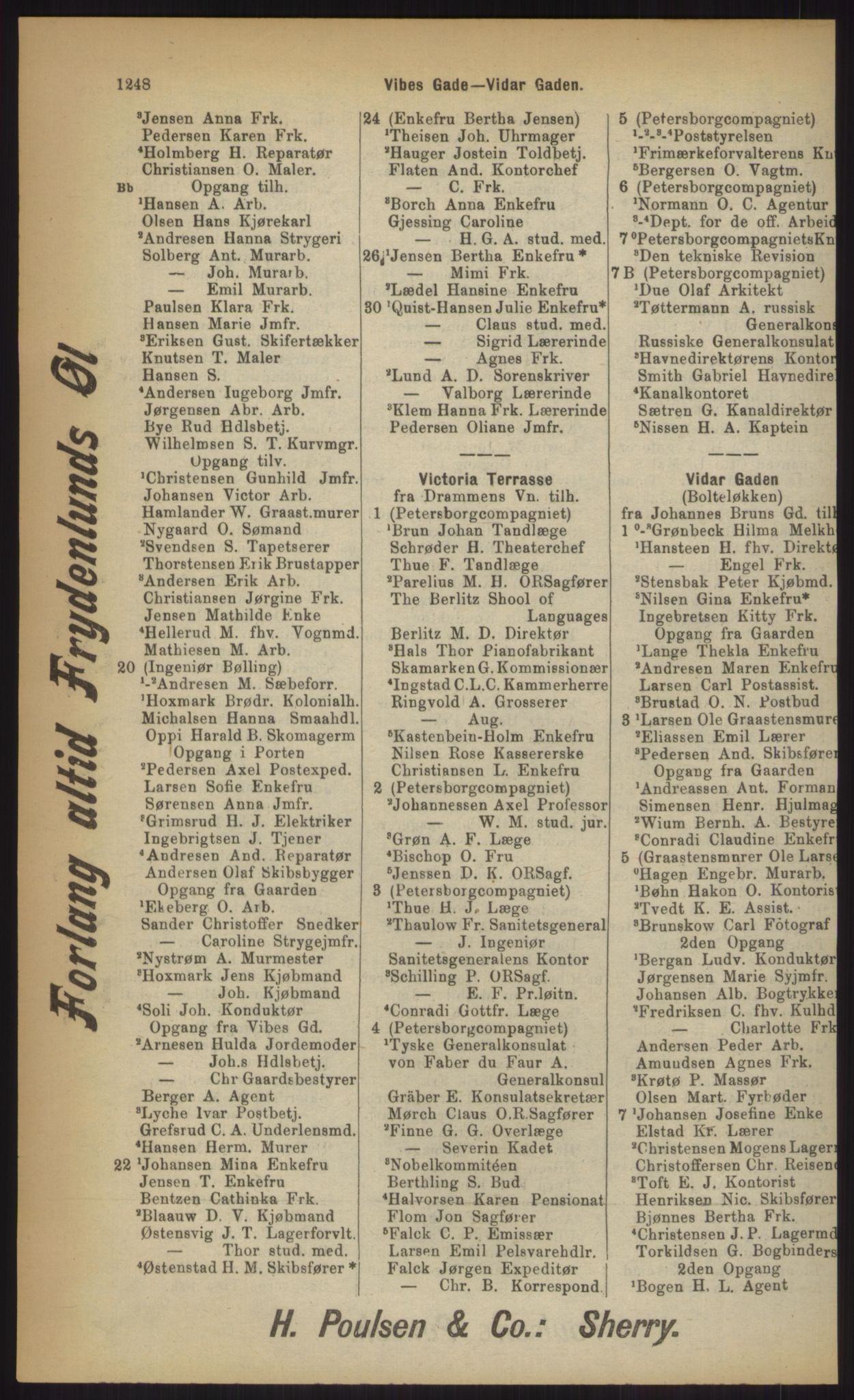 Kristiania/Oslo adressebok, PUBL/-, 1903, p. 1248