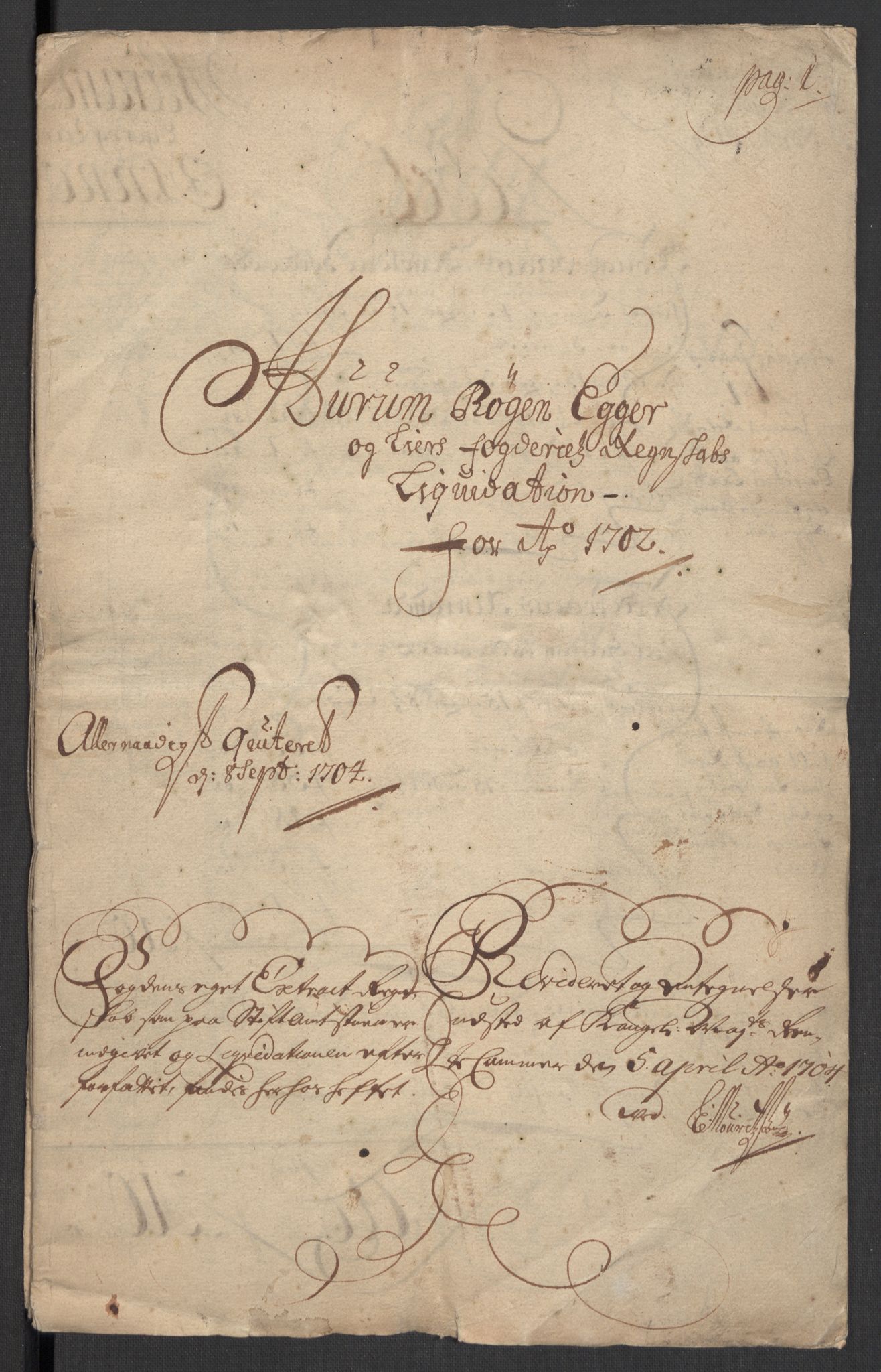 Rentekammeret inntil 1814, Reviderte regnskaper, Fogderegnskap, RA/EA-4092/R30/L1698: Fogderegnskap Hurum, Røyken, Eiker og Lier, 1702, p. 3