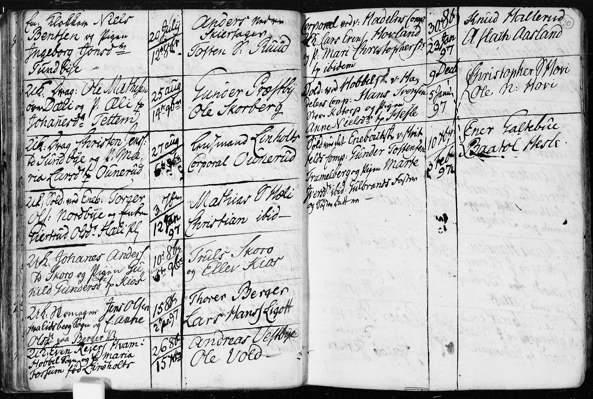 Spydeberg prestekontor Kirkebøker, AV/SAO-A-10924/F/Fa/L0003: Parish register (official) no. I 3, 1778-1814, p. 30