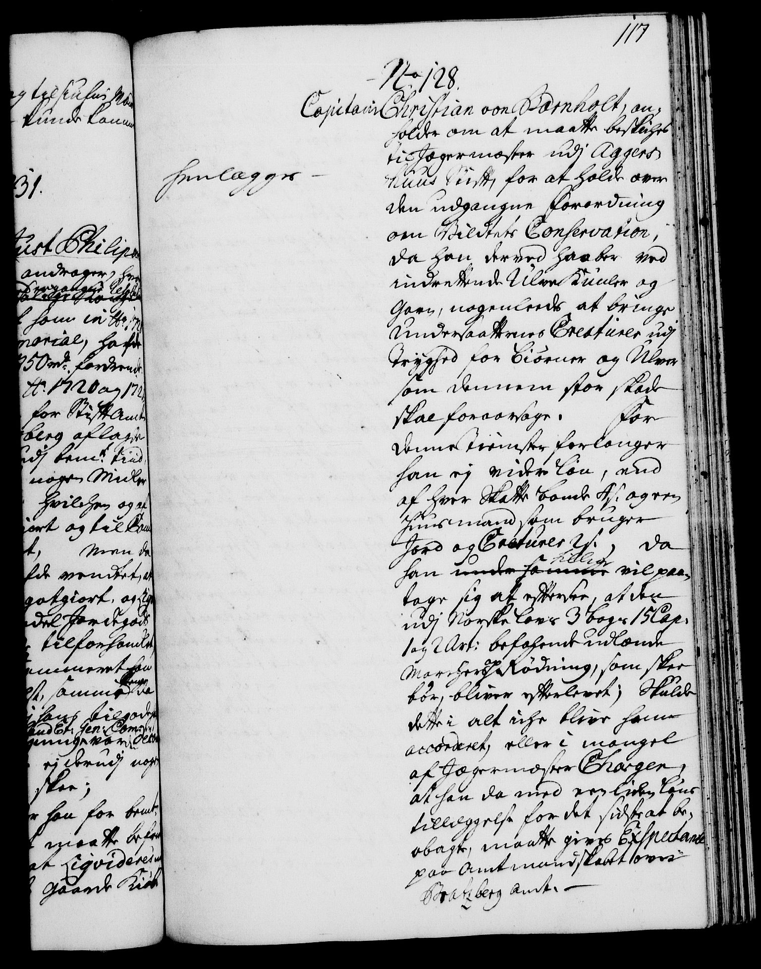 Rentekammeret, Kammerkanselliet, RA/EA-3111/G/Gh/Gha/L0013: Norsk ekstraktmemorialprotokoll (merket RK 53.58), 1731, p. 117