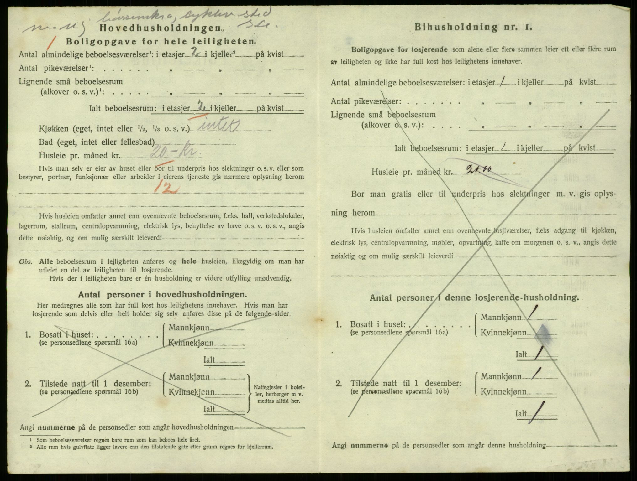 SAB, 1920 census for Bergen, 1920, p. 23360