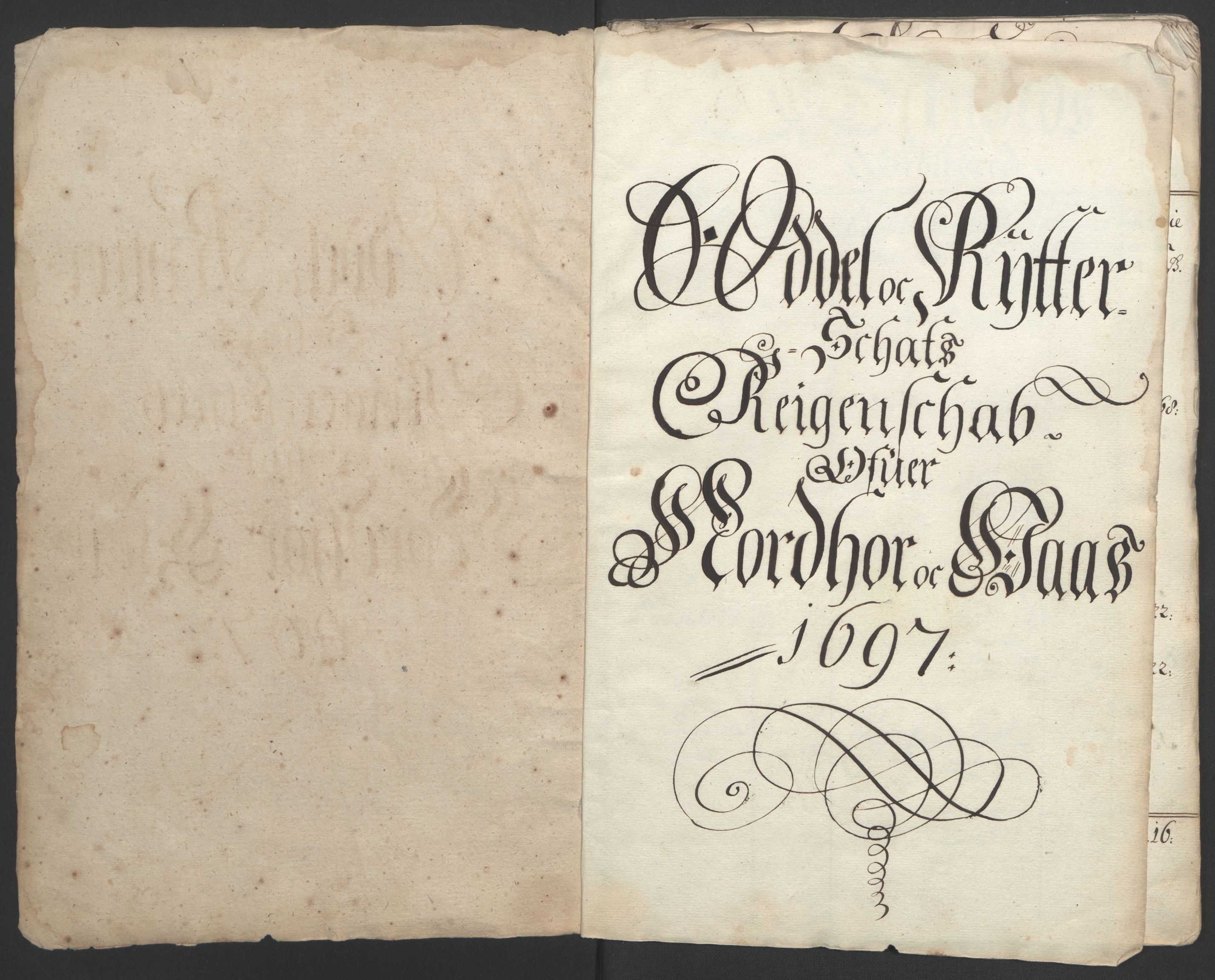 Rentekammeret inntil 1814, Reviderte regnskaper, Fogderegnskap, RA/EA-4092/R51/L3183: Fogderegnskap Nordhordland og Voss, 1695-1697, p. 310