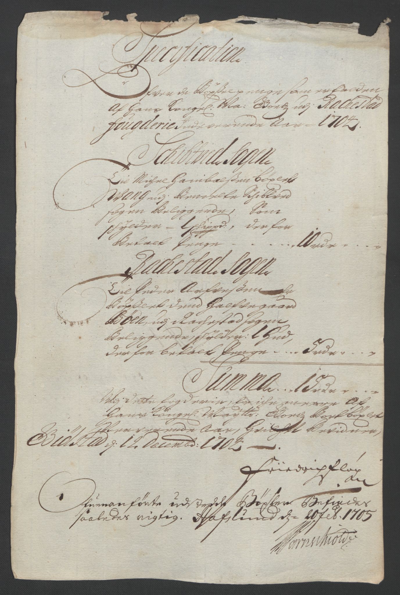 Rentekammeret inntil 1814, Reviderte regnskaper, Fogderegnskap, AV/RA-EA-4092/R07/L0296: Fogderegnskap Rakkestad, Heggen og Frøland, 1704, p. 31