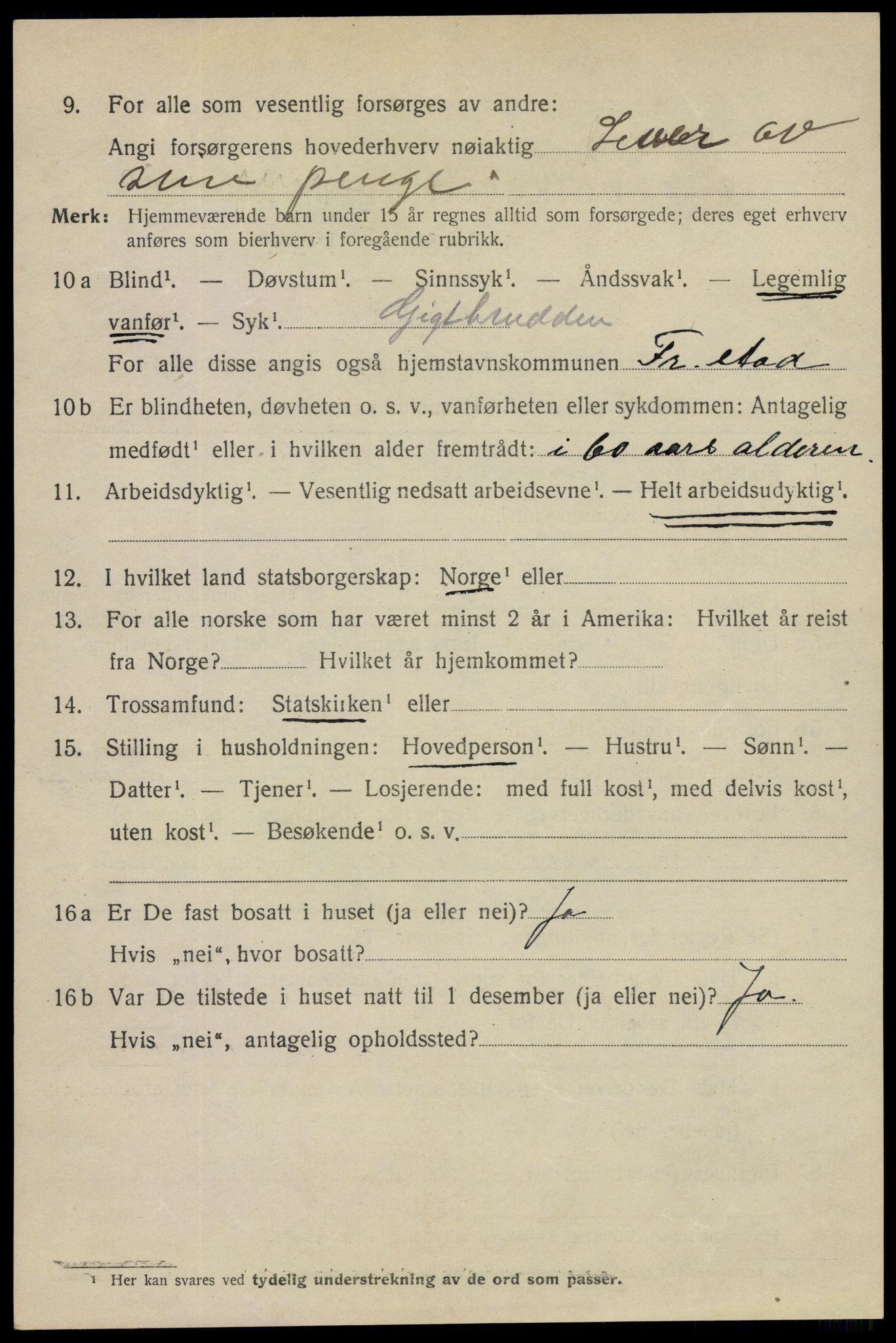 SAO, 1920 census for Fredrikstad, 1920, p. 39212