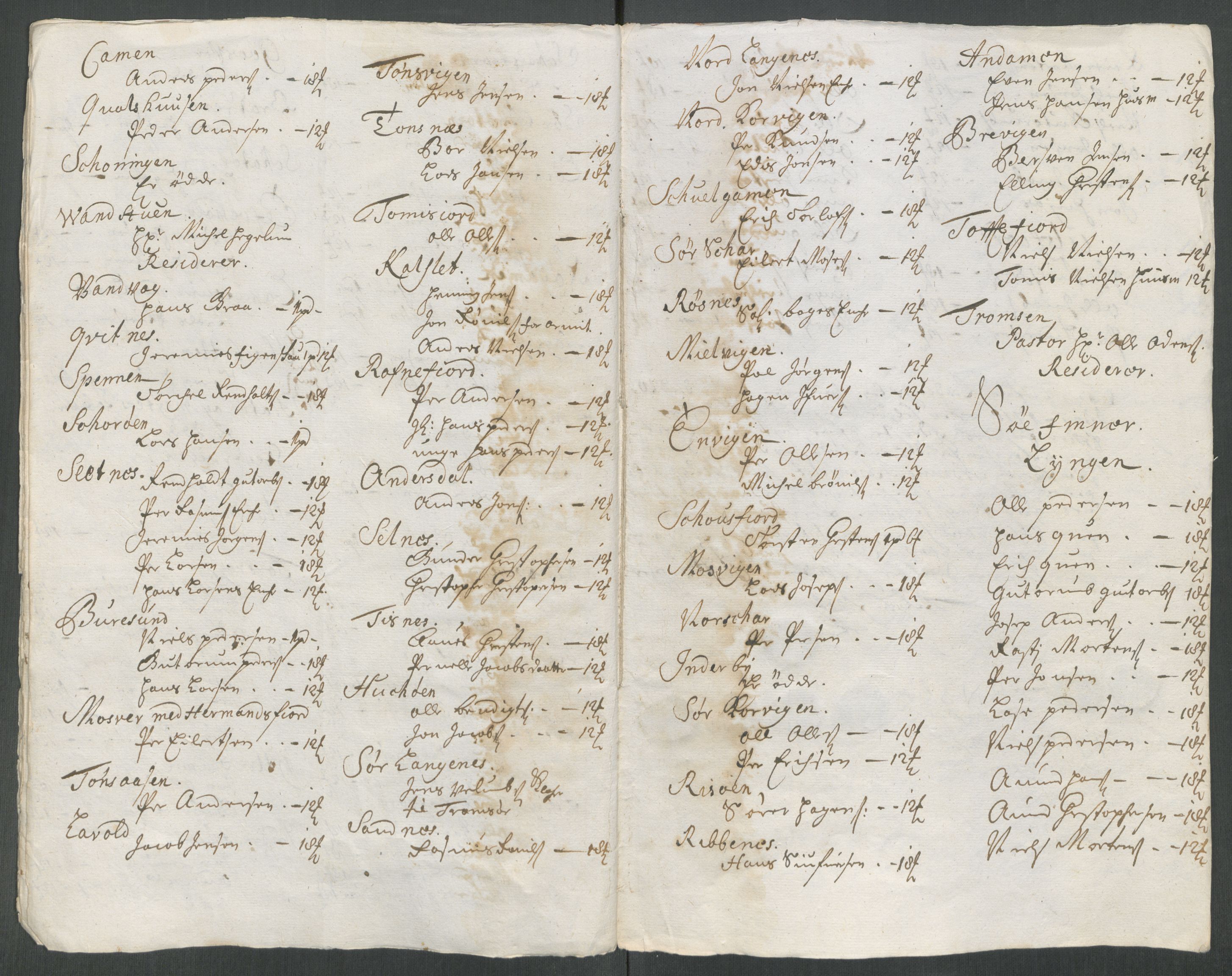 Rentekammeret inntil 1814, Reviderte regnskaper, Fogderegnskap, AV/RA-EA-4092/R68/L4762: Fogderegnskap Senja og Troms, 1716, p. 175