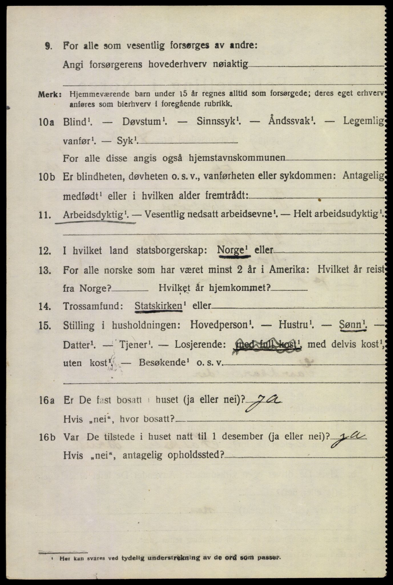 SAKO, 1920 census for Borre, 1920, p. 2099