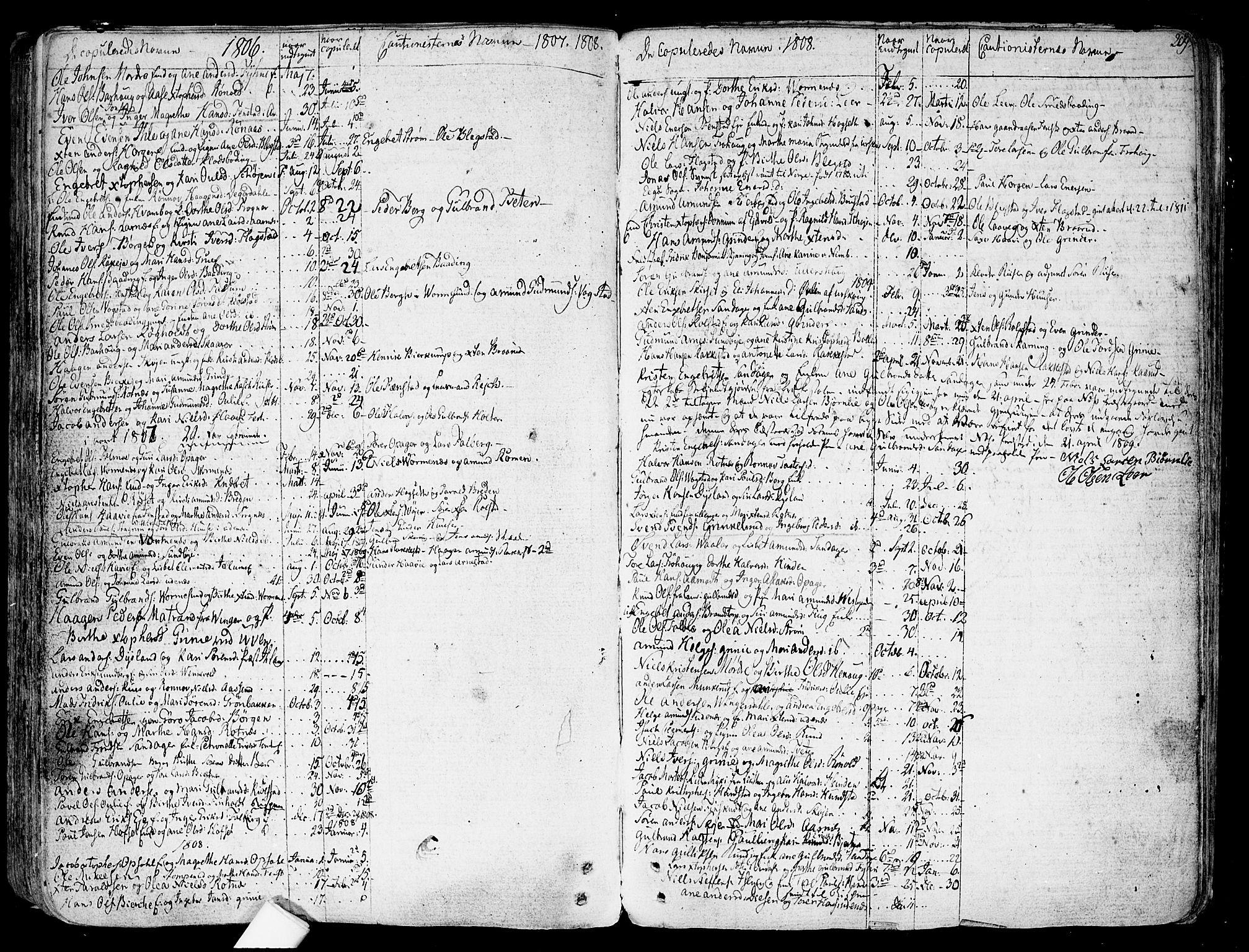 Nes prestekontor Kirkebøker, SAO/A-10410/F/Fa/L0004: Parish register (official) no. I 4, 1781-1816, p. 209