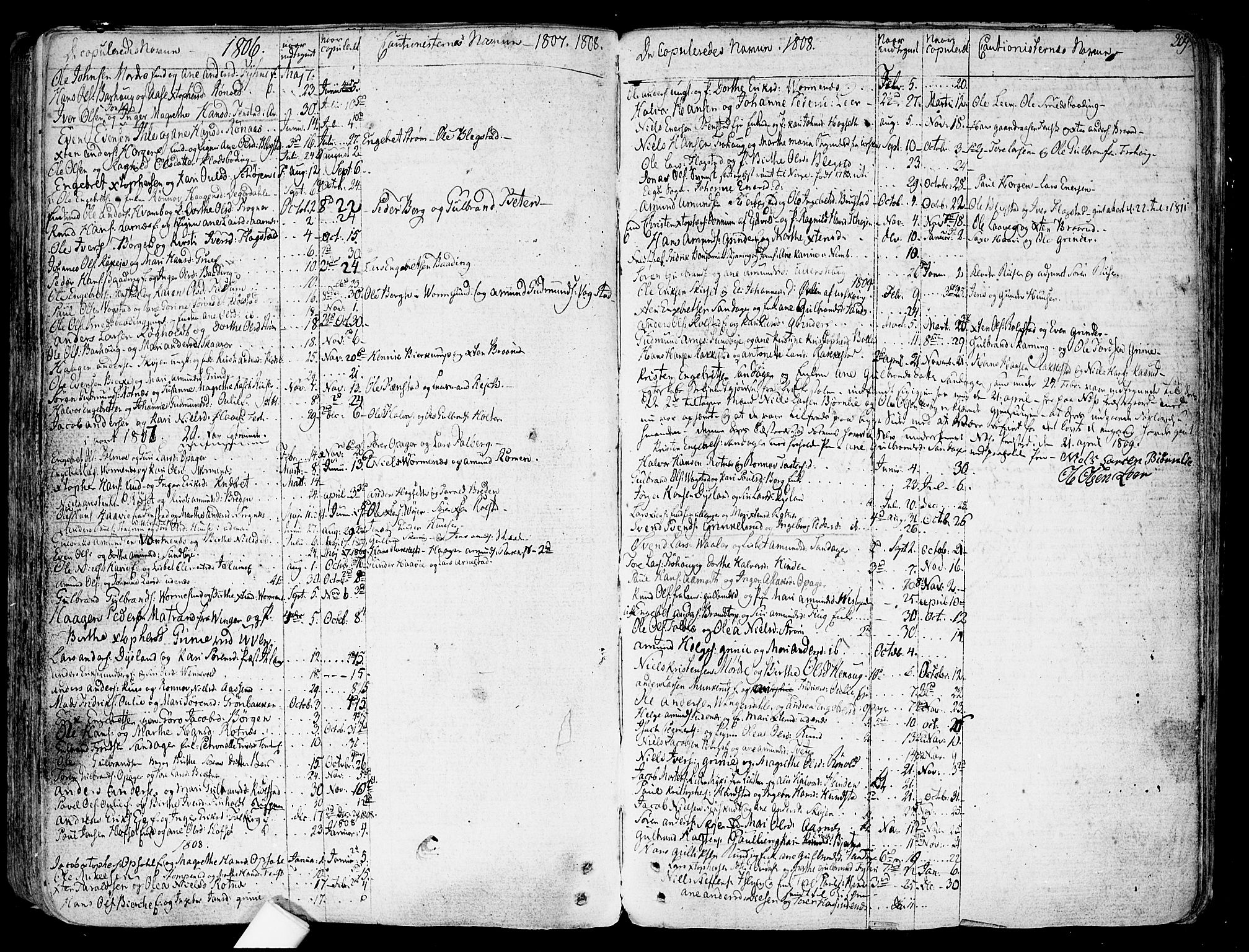 Nes prestekontor Kirkebøker, AV/SAO-A-10410/F/Fa/L0004: Parish register (official) no. I 4, 1781-1816, p. 209