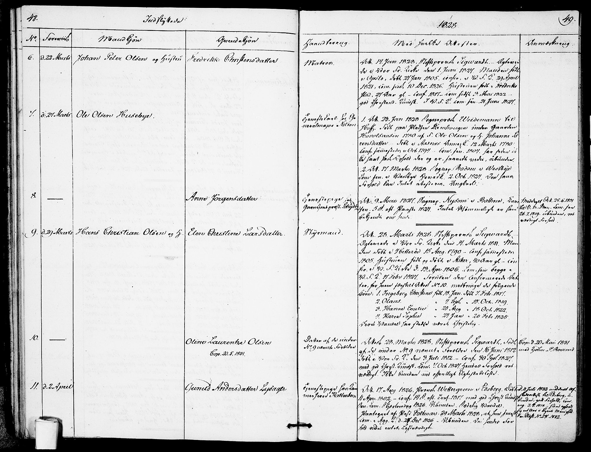 Garnisonsmenigheten Kirkebøker, SAO/A-10846/F/Fa/L0005: Parish register (official) no. 5, 1824-1830, p. 48-49