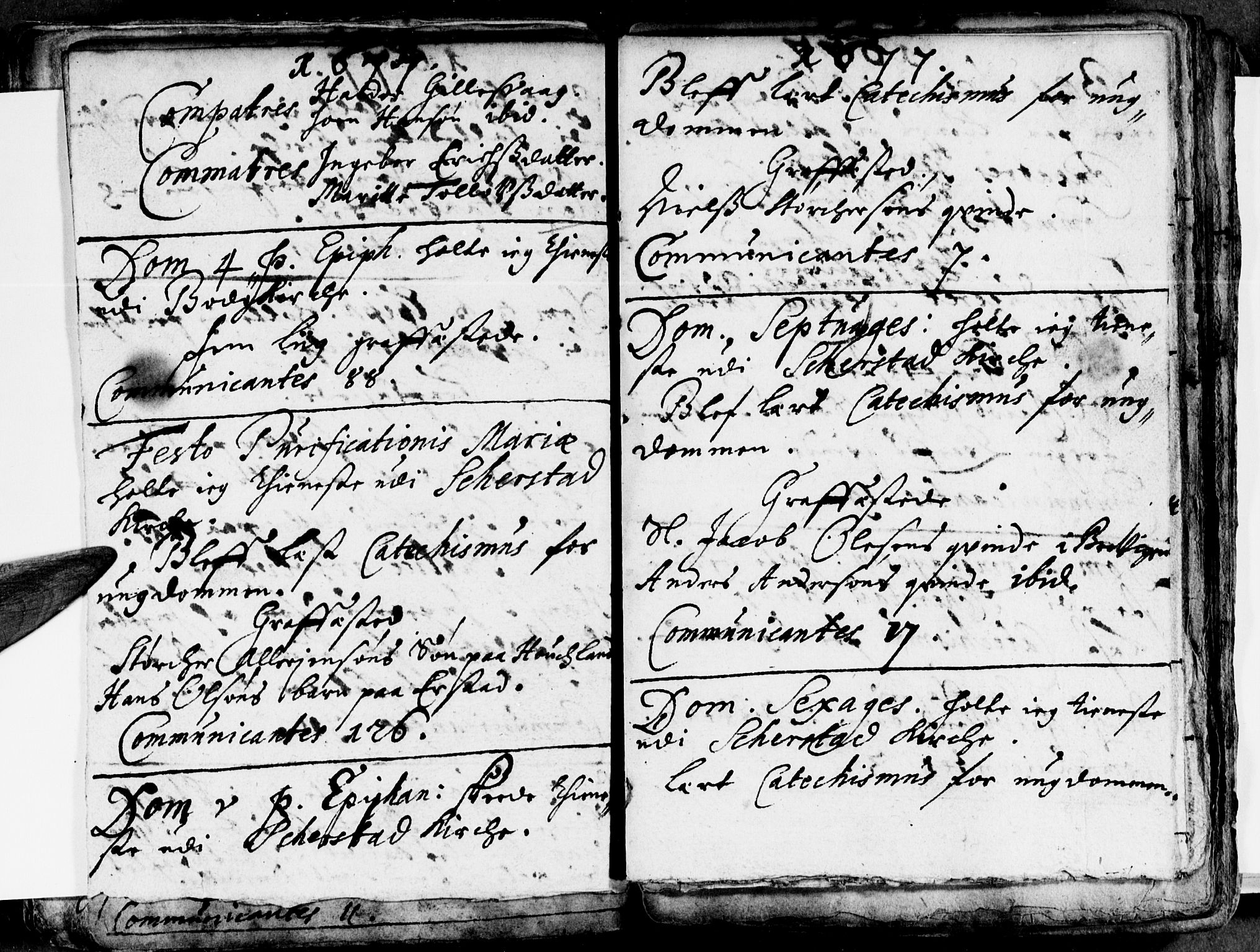 Ministerialprotokoller, klokkerbøker og fødselsregistre - Nordland, AV/SAT-A-1459/852/L0731: Parish register (official) no. 852A01, 1672-1678