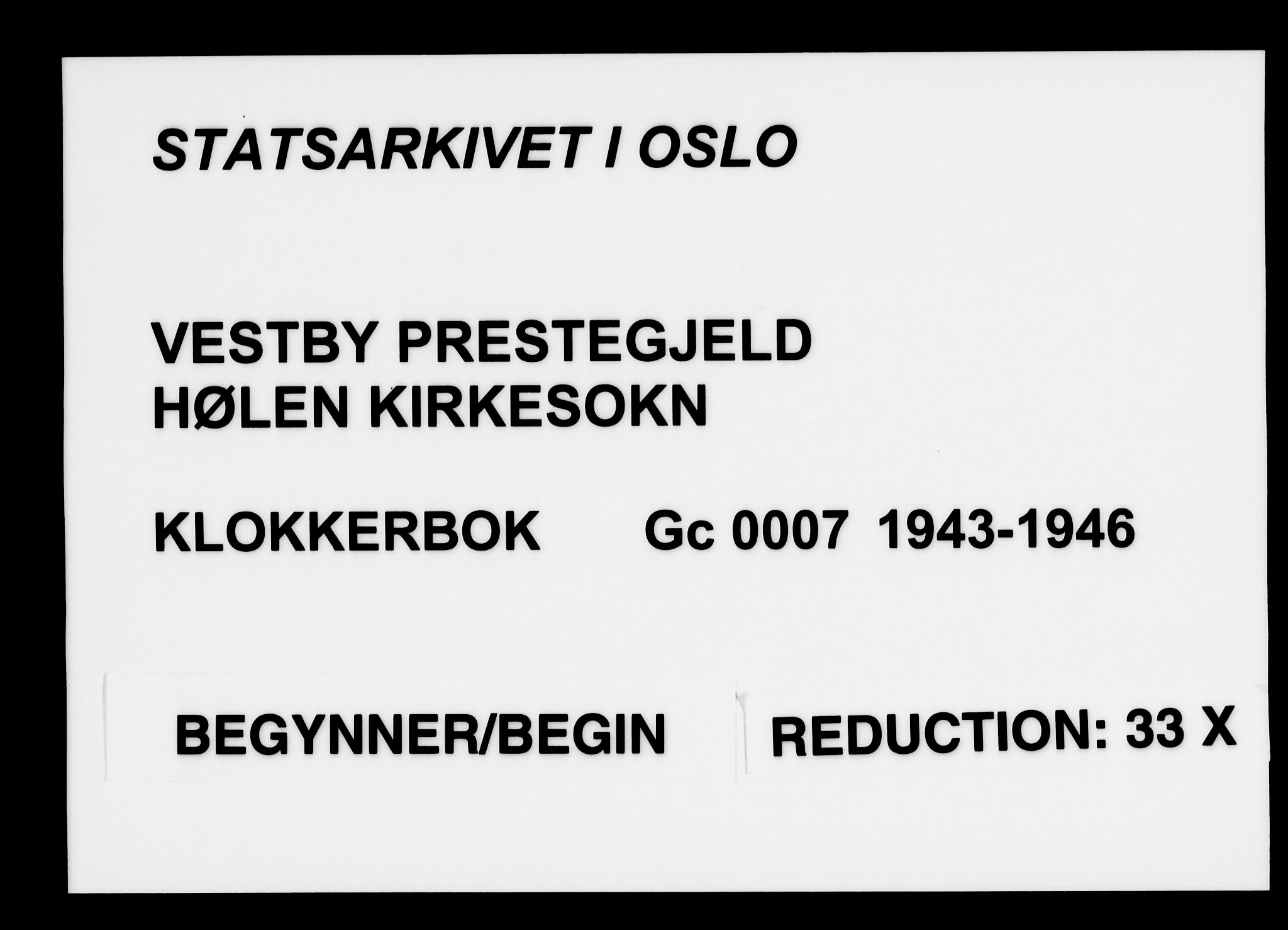 Vestby prestekontor Kirkebøker, AV/SAO-A-10893/G/Gc/L0007: Parish register (copy) no. III 7, 1943-1946