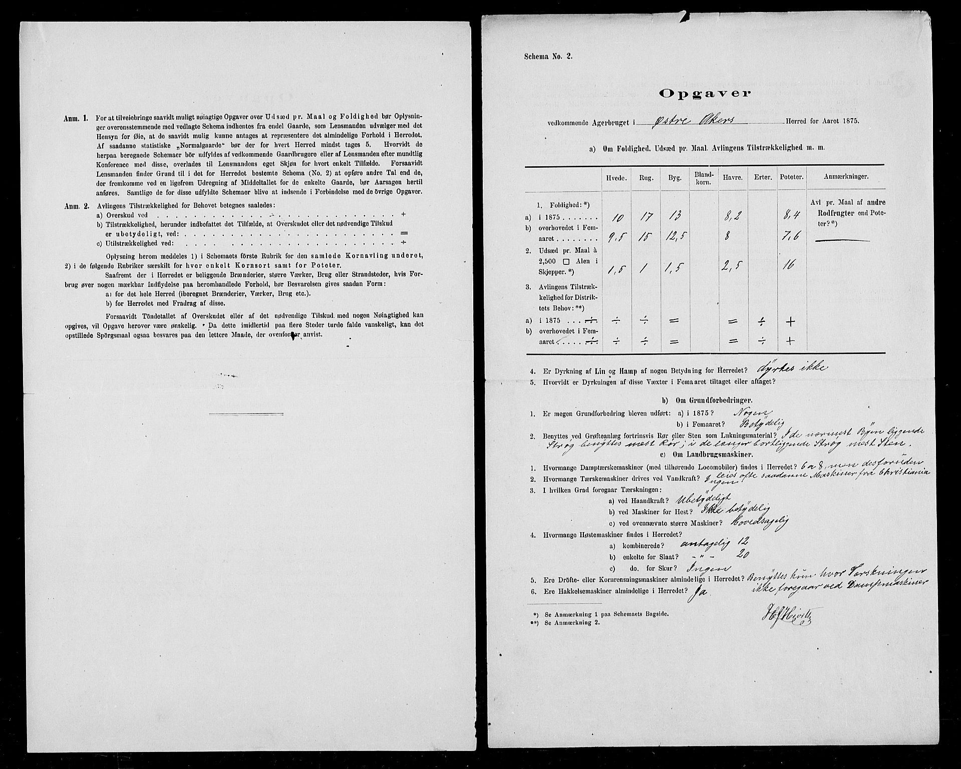 Statistisk sentralbyrå, Næringsøkonomiske emner, Generelt - Amtmennenes femårsberetninger, AV/RA-S-2233/F/Fa/L0035: --, 1875, p. 7
