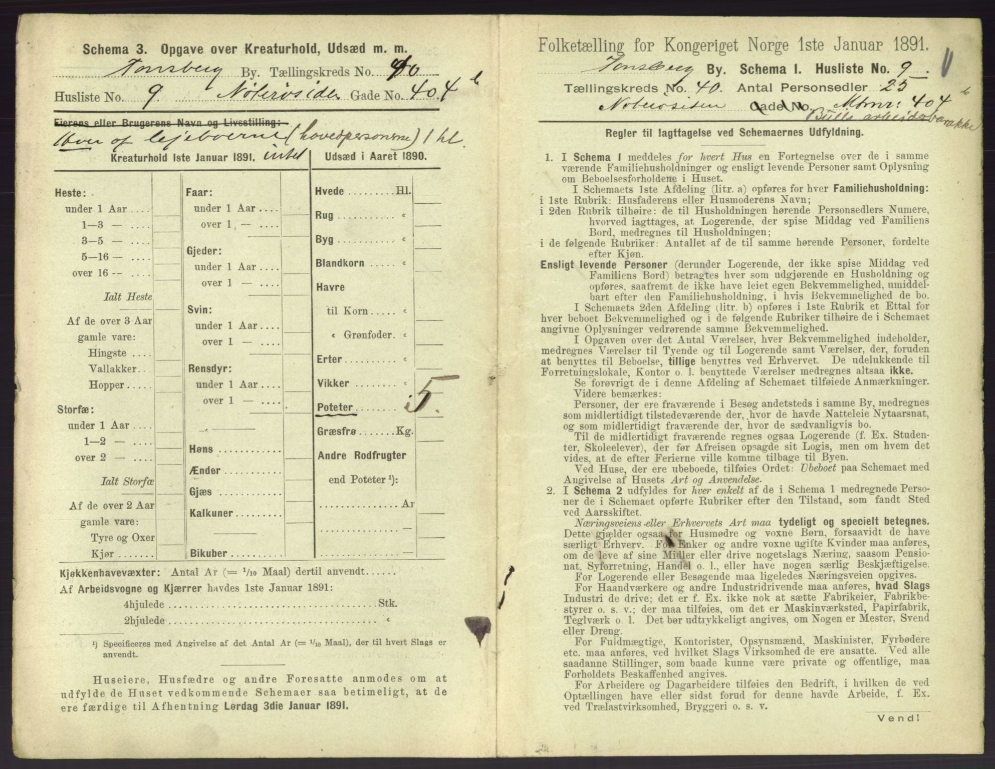 RA, 1891 census for 0705 Tønsberg, 1891, p. 1144