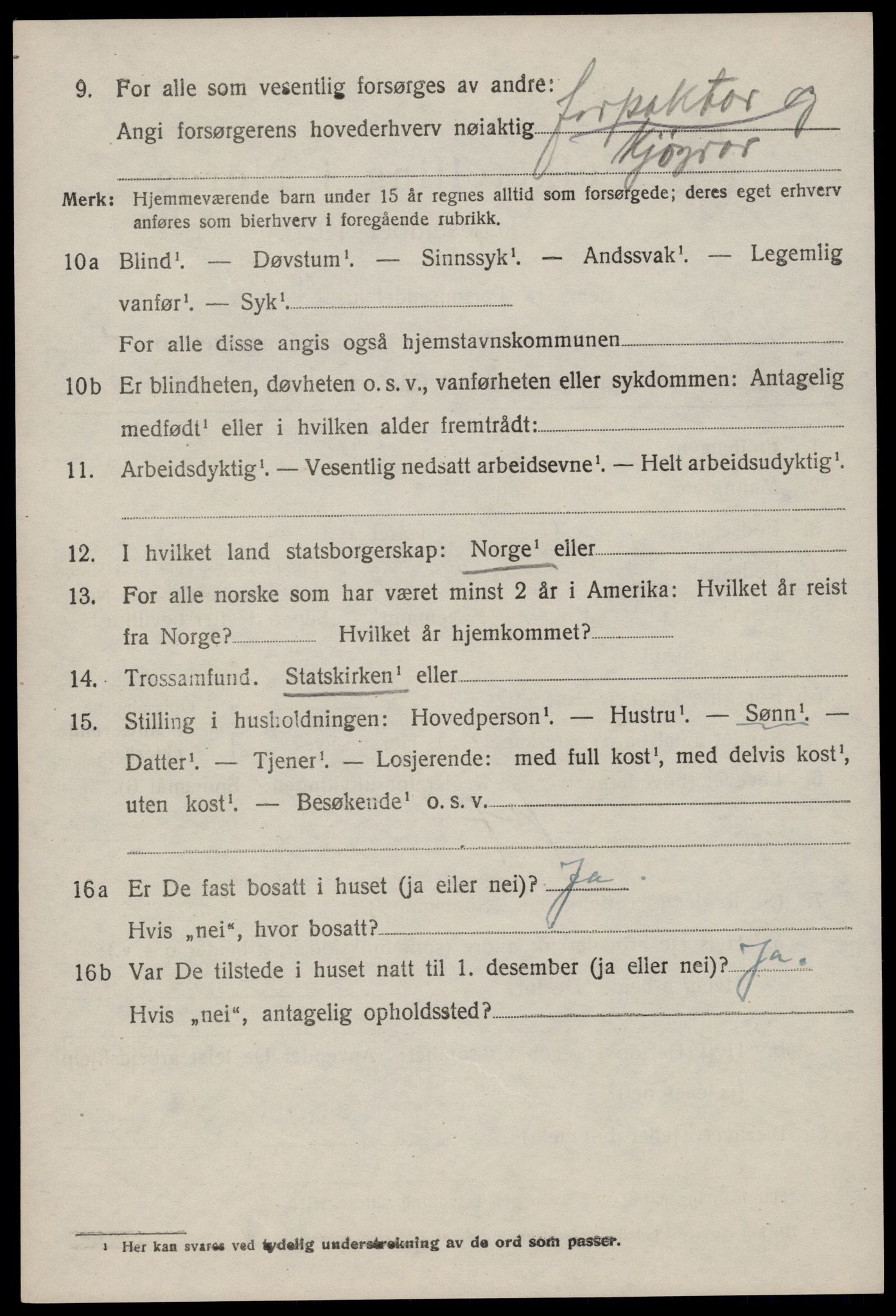 SAKO, 1920 census for Vinje, 1920, p. 1636