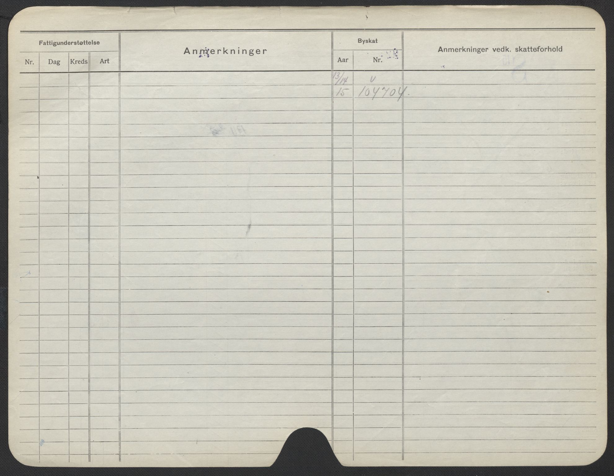 Oslo folkeregister, Registerkort, SAO/A-11715/F/Fa/Fac/L0017: Kvinner, 1906-1914, p. 326b