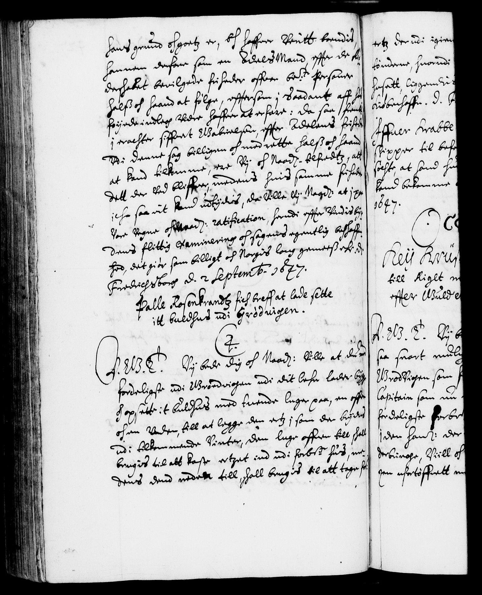 Danske Kanselli 1572-1799, RA/EA-3023/F/Fc/Fca/Fcab/L0007: Norske tegnelser (mikrofilm), 1640-1648, p. 427b