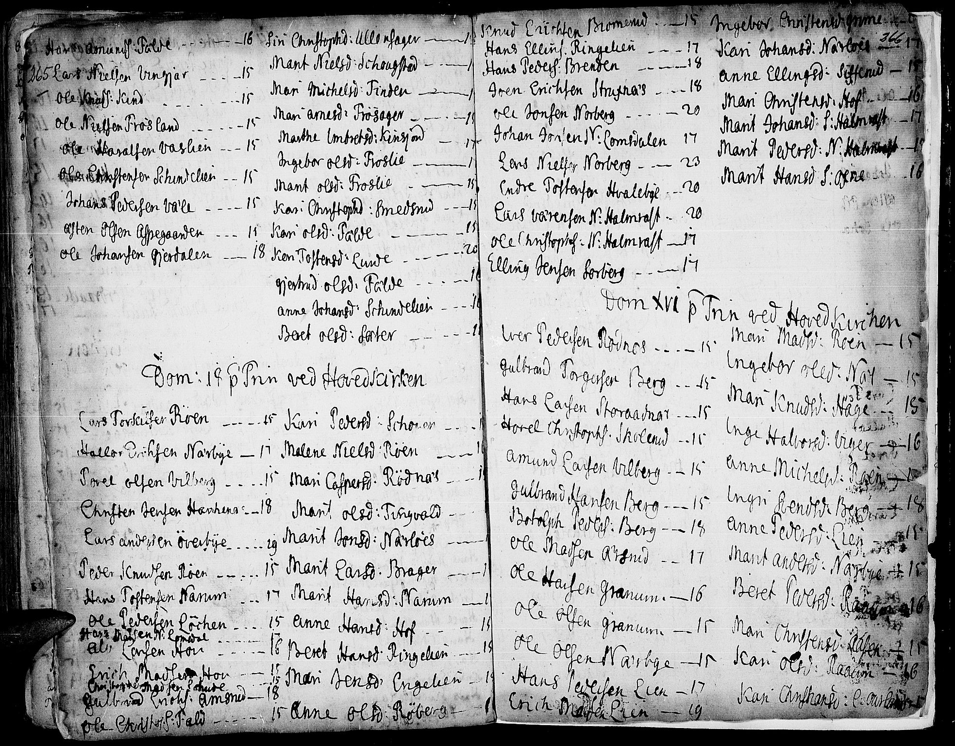 Land prestekontor, AV/SAH-PREST-120/H/Ha/Haa/L0002: Parish register (official) no. 2, 1733-1764, p. 265-266