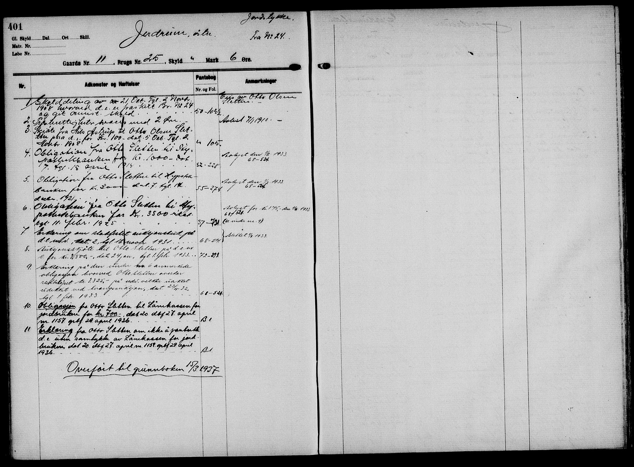 Solør tingrett, AV/SAH-TING-008/H/Ha/Hak/L0001: Mortgage register no. I, 1900-1935, p. 401