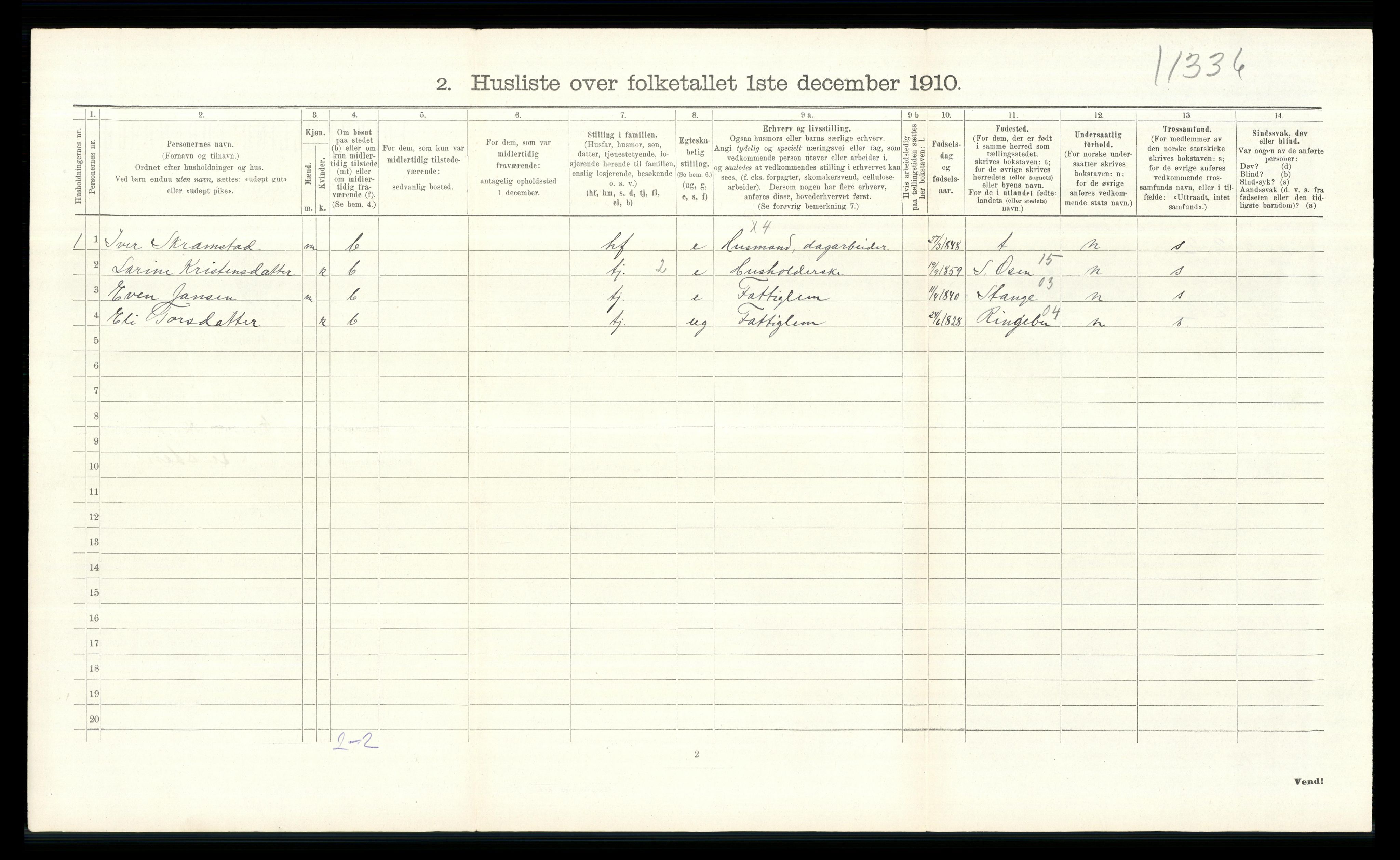 RA, 1910 census for Åmot, 1910, p. 596