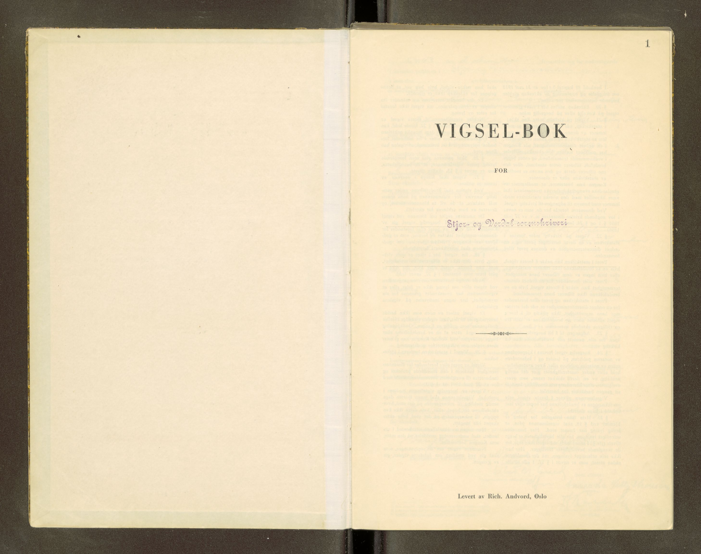 Stjør- og Verdal sorenskriveri, AV/SAT-A-4167/1/6/6D/L0005: Lysingsbok, 1943-1944, p. 1