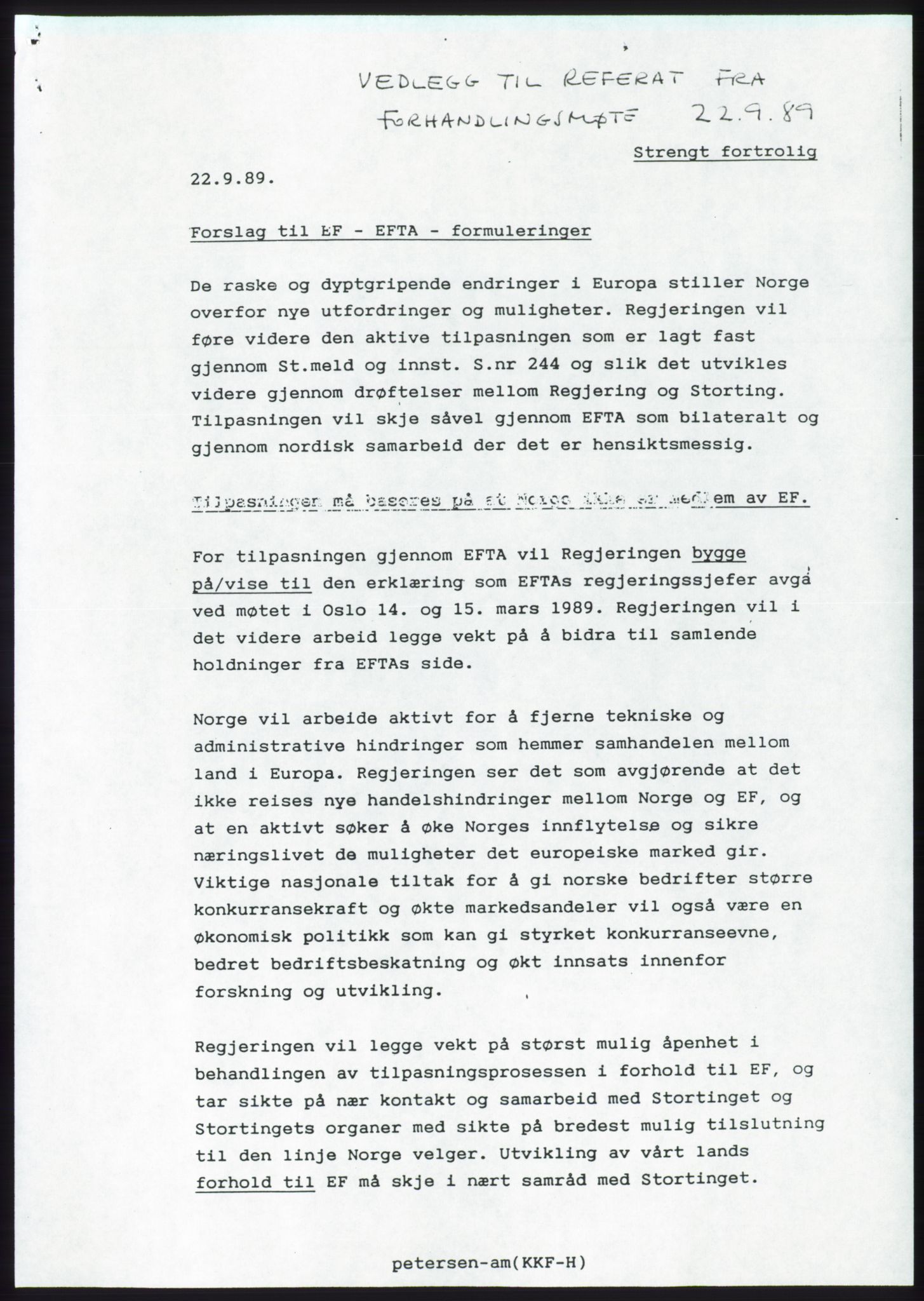 Forhandlingsmøtene 1989 mellom Høyre, KrF og Senterpartiet om dannelse av regjering, AV/RA-PA-0697/A/L0001: Forhandlingsprotokoll med vedlegg, 1989, p. 195