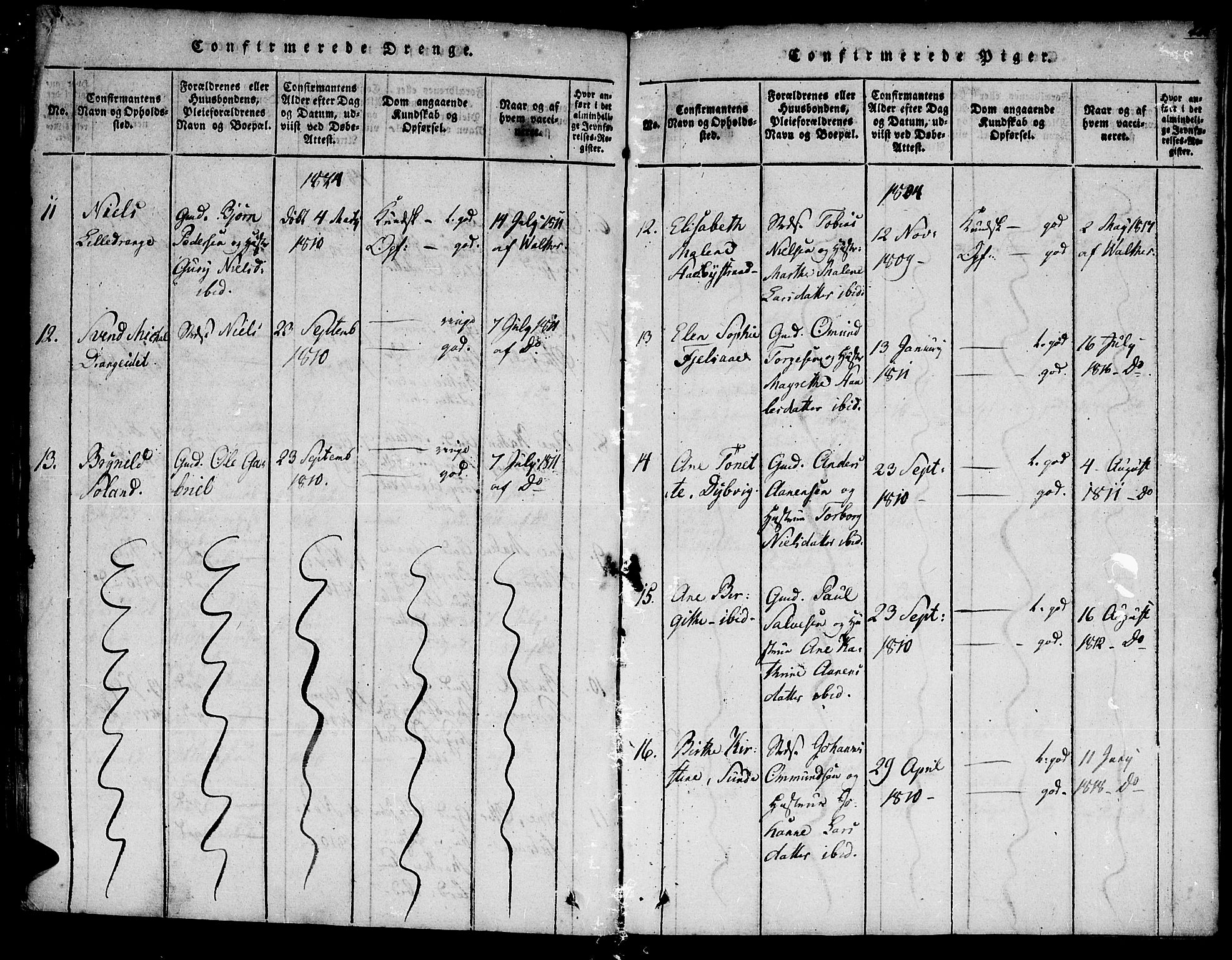 Flekkefjord sokneprestkontor, SAK/1111-0012/F/Fa/Fac/L0002: Parish register (official) no. A 2, 1815-1826, p. 271