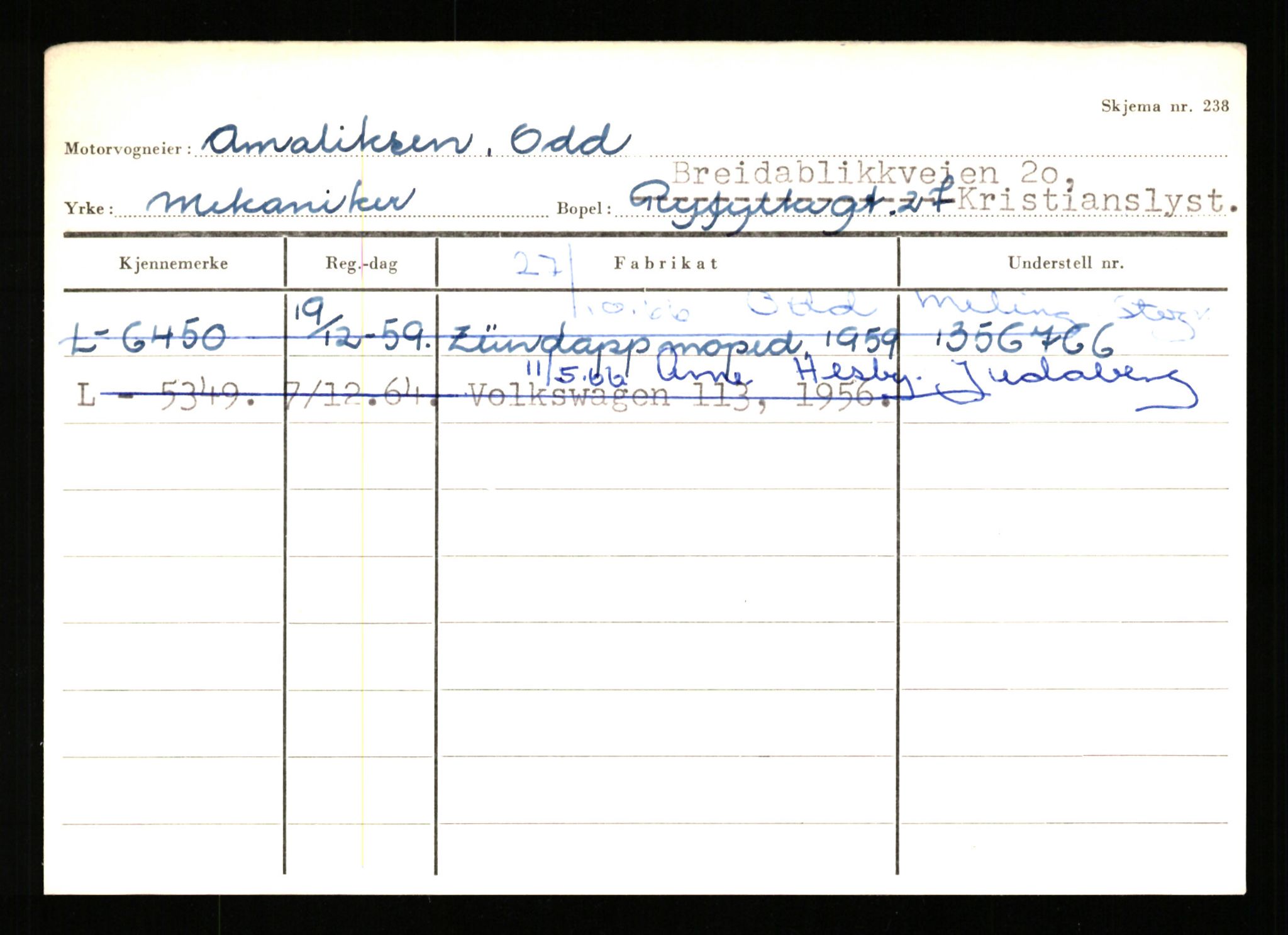 Stavanger trafikkstasjon, SAST/A-101942/0/H/L0001: Abarbanell - Askerud, 1930-1971, p. 657