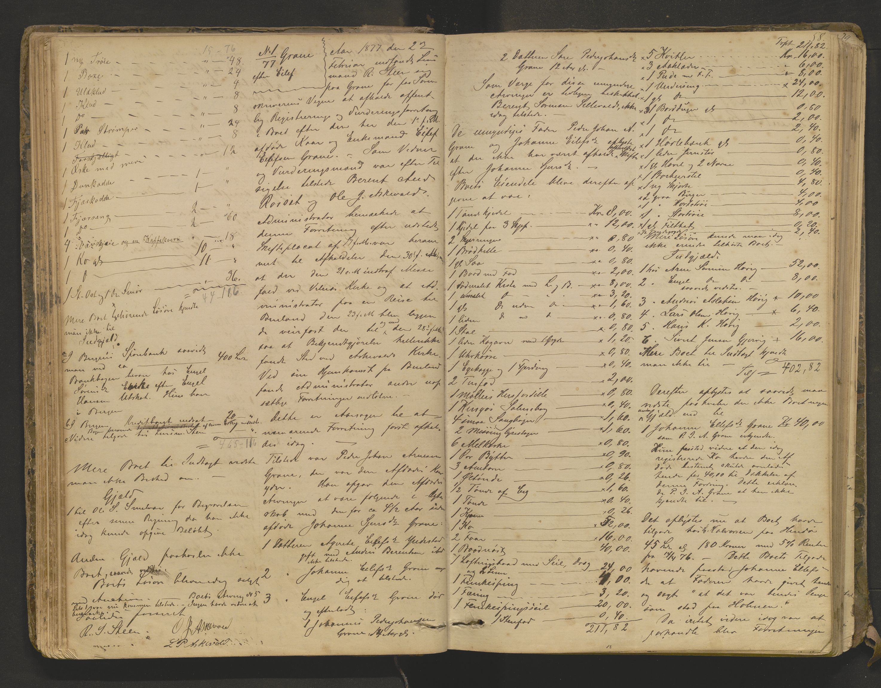 Lensmannen i Askvoll, AV/SAB-A-26301/0006/L0003: Registreringsprotokoll, 1869-1904, p. 57b-58a