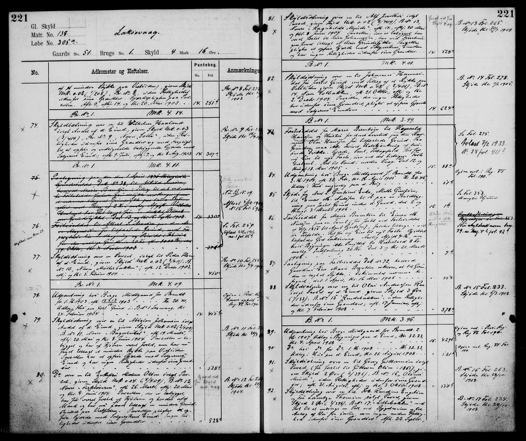 Midhordland sorenskriveri, AV/SAB-A-3001/1/G/Ga/Gab/L0110: Mortgage register no. II.A.b.110, p. 221